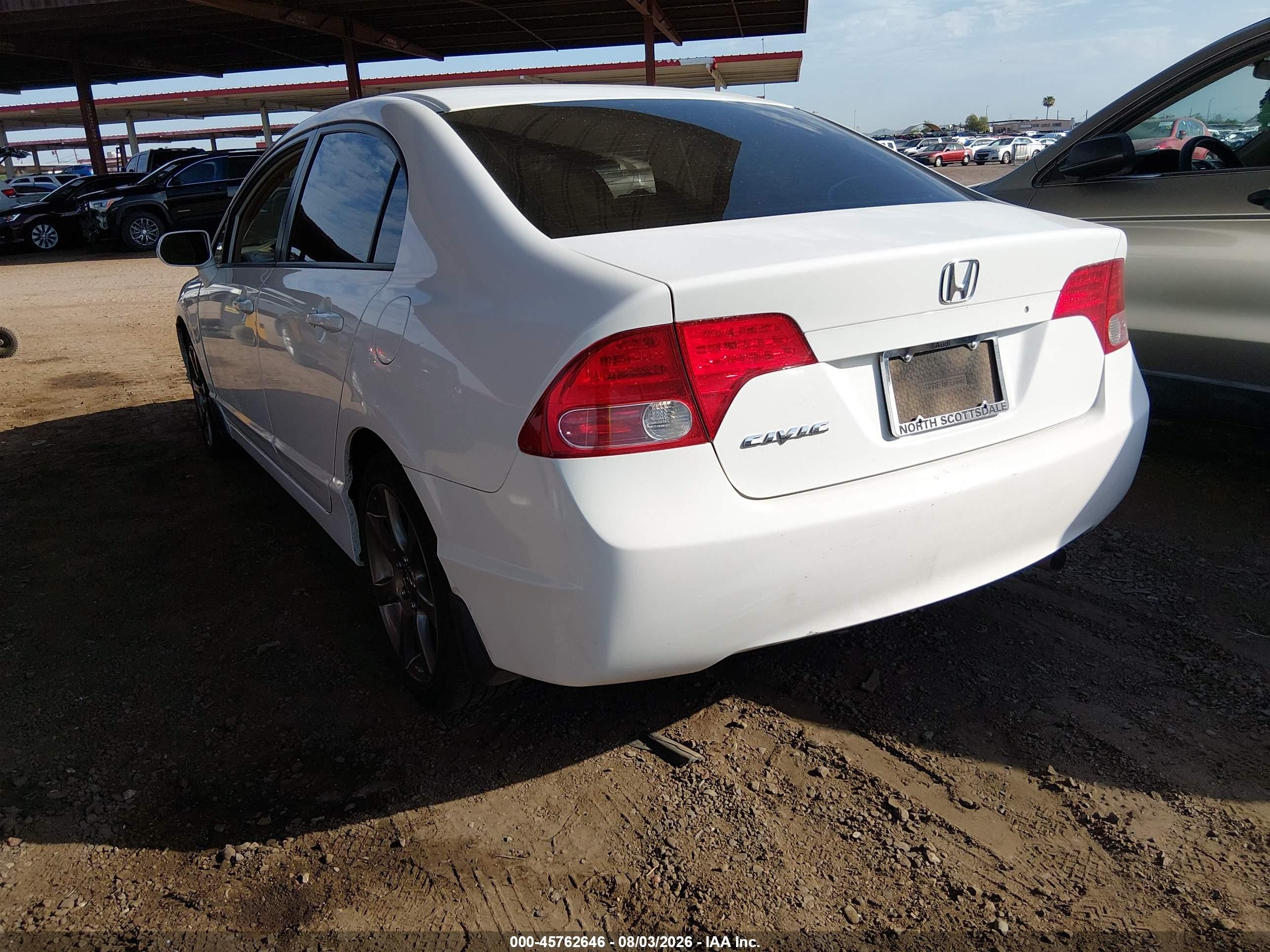 2007 Honda Civic Ex White vin: 1HGFA16877L086525