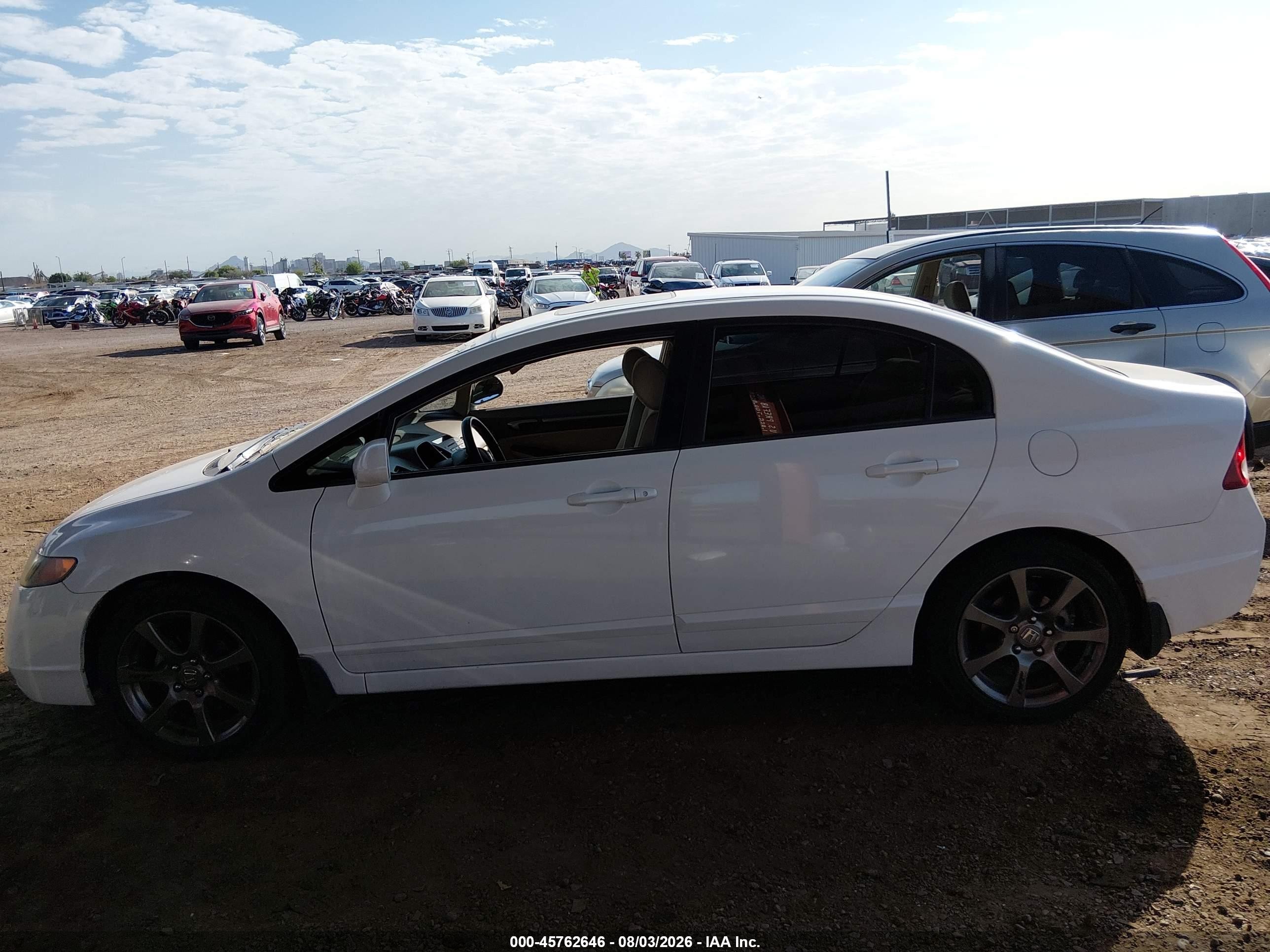 2007 Honda Civic Ex White vin: 1HGFA16877L086525