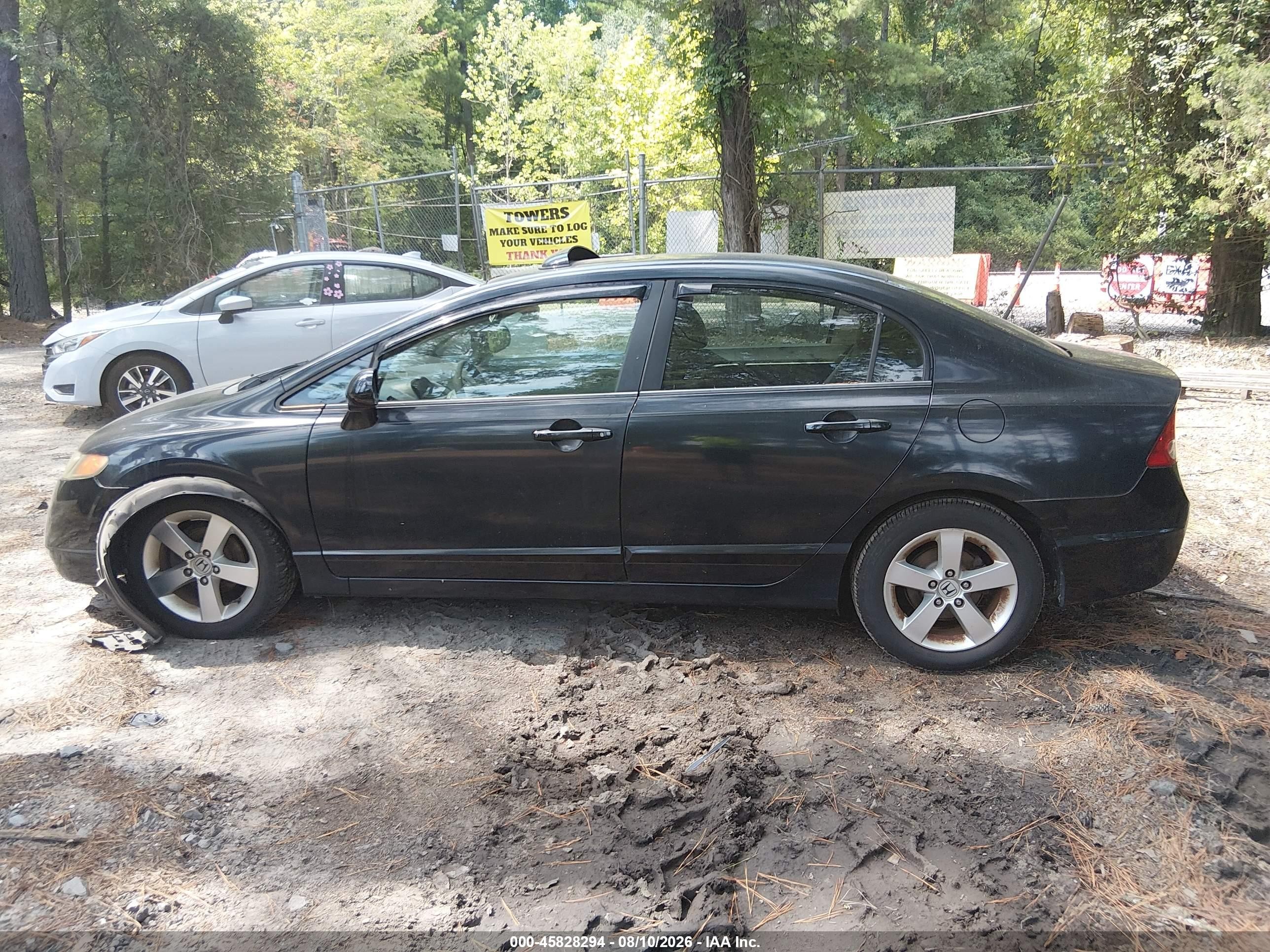 2007 Honda Civic Ex Black vin: 1HGFA16877L097413