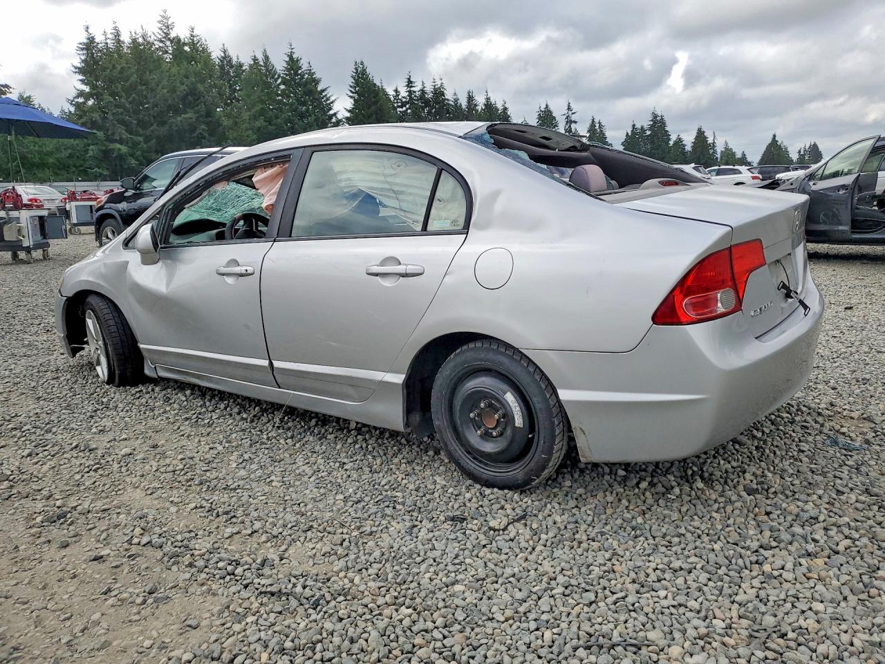 2007 Honda Civic Ex Silver vin: 1HGFA16877L101525