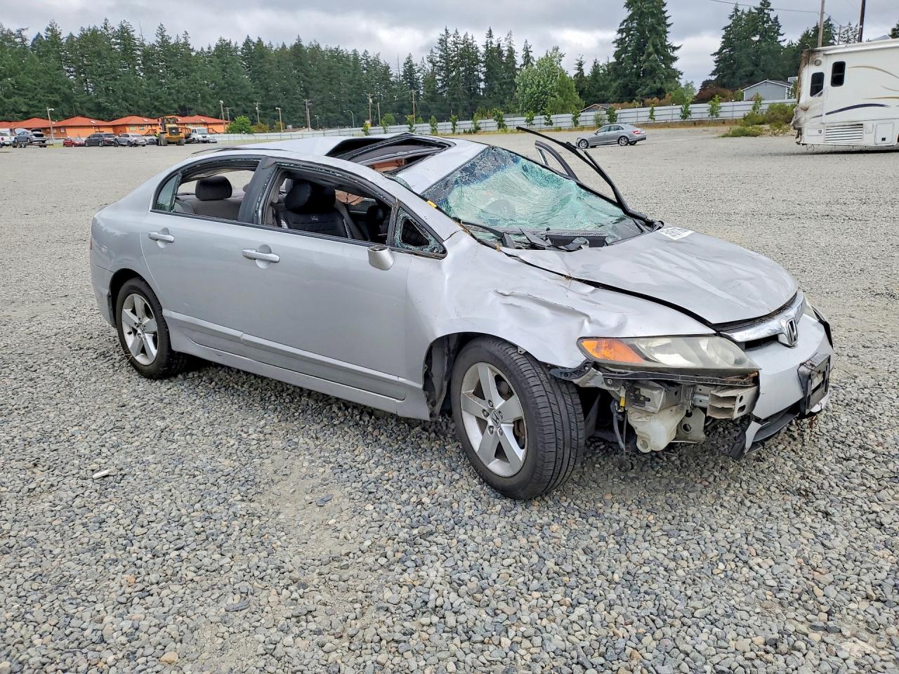 2007 Honda Civic Ex Silver vin: 1HGFA16877L101525
