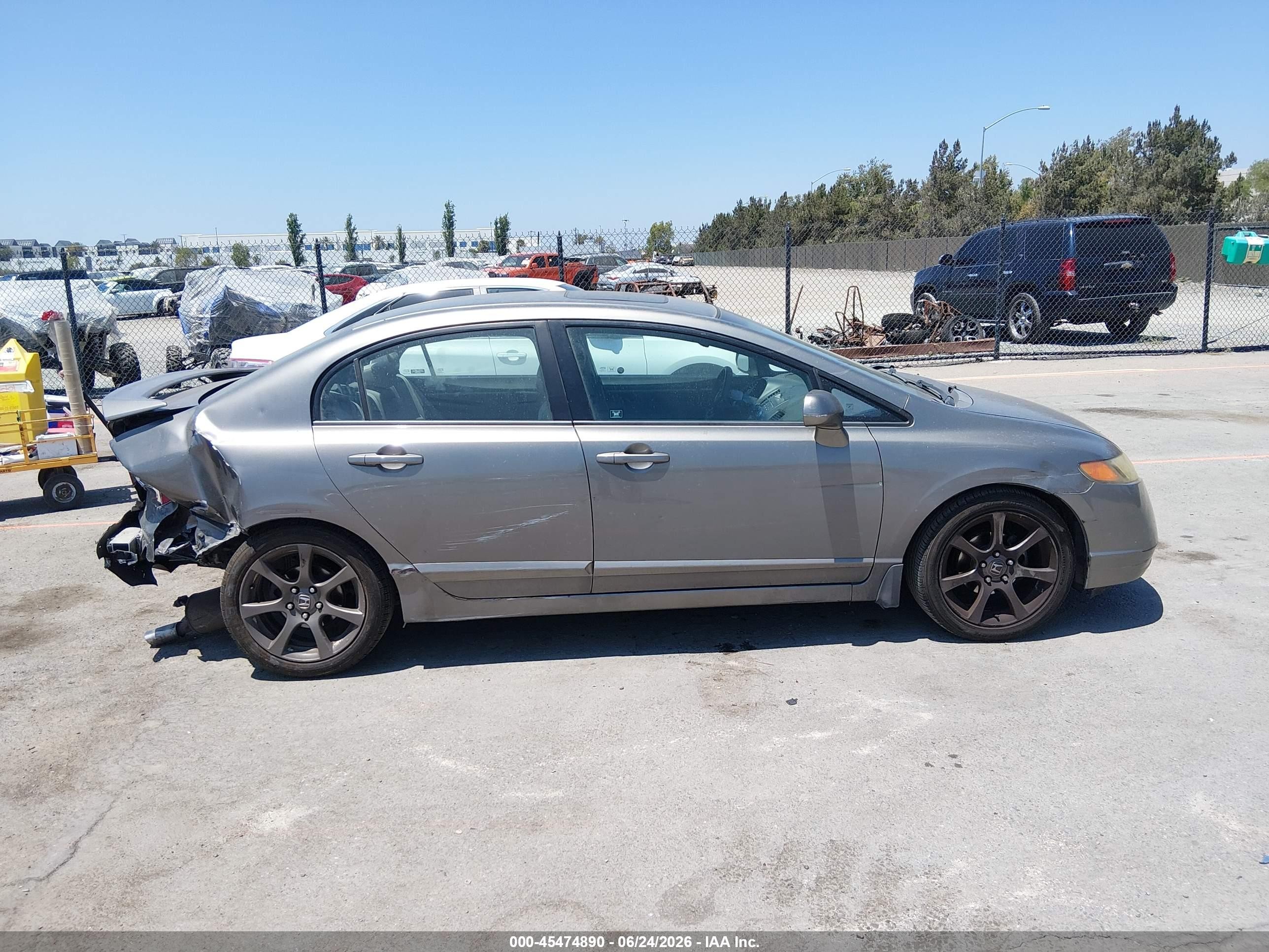 2007 Honda Civic Ex Серый vin: 1HGFA16877L113514