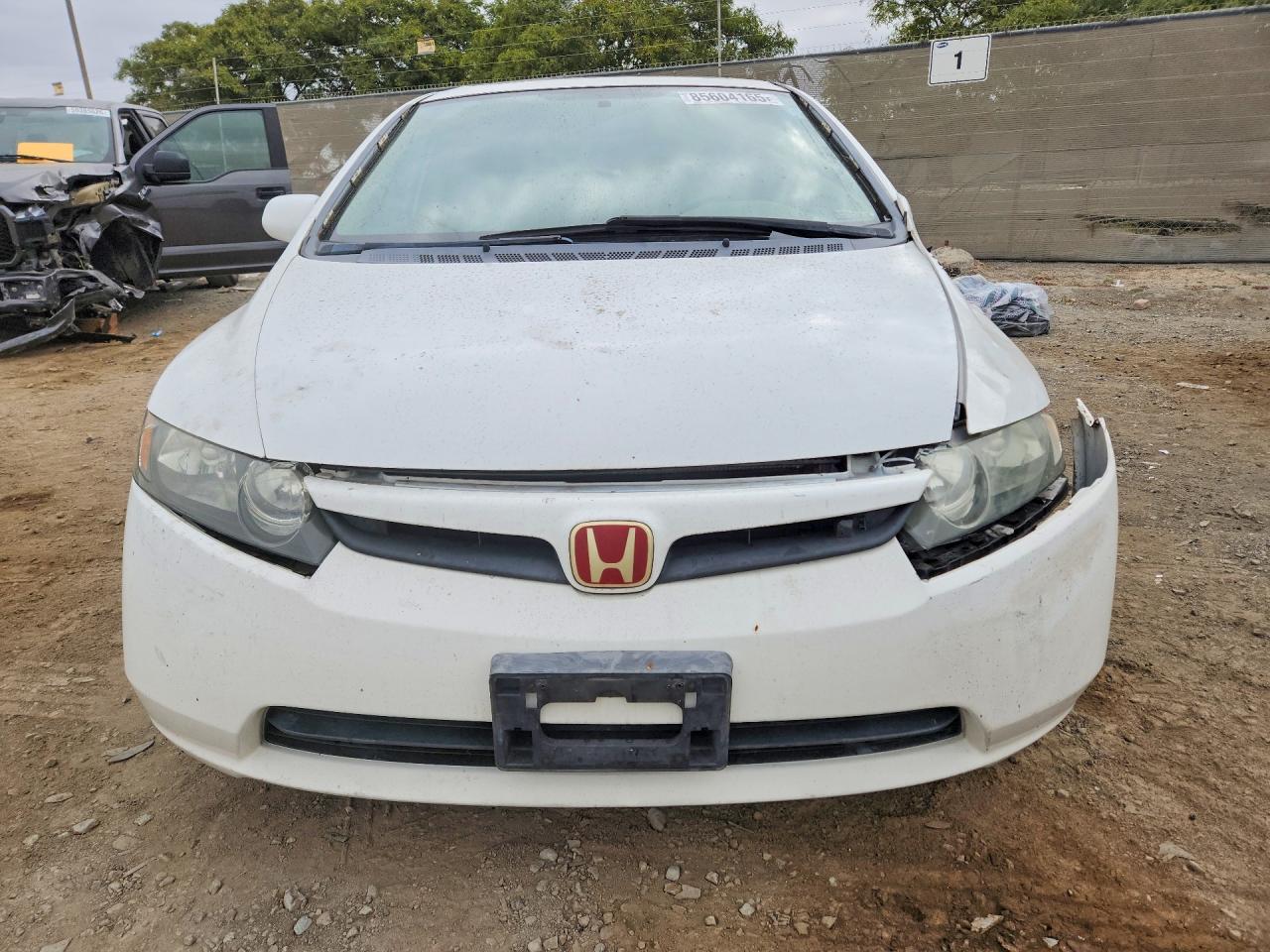2007 Honda Civic Ex White vin: 1HGFA16877L124061