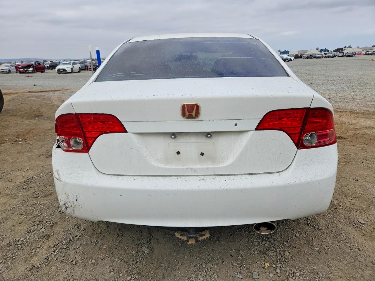 2007 Honda Civic Ex White vin: 1HGFA16877L124061