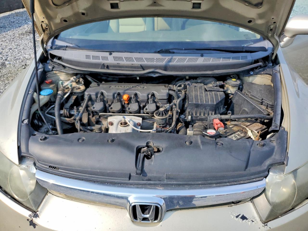 2008 Honda Civic Ex Beige vin: 1HGFA16878L045605