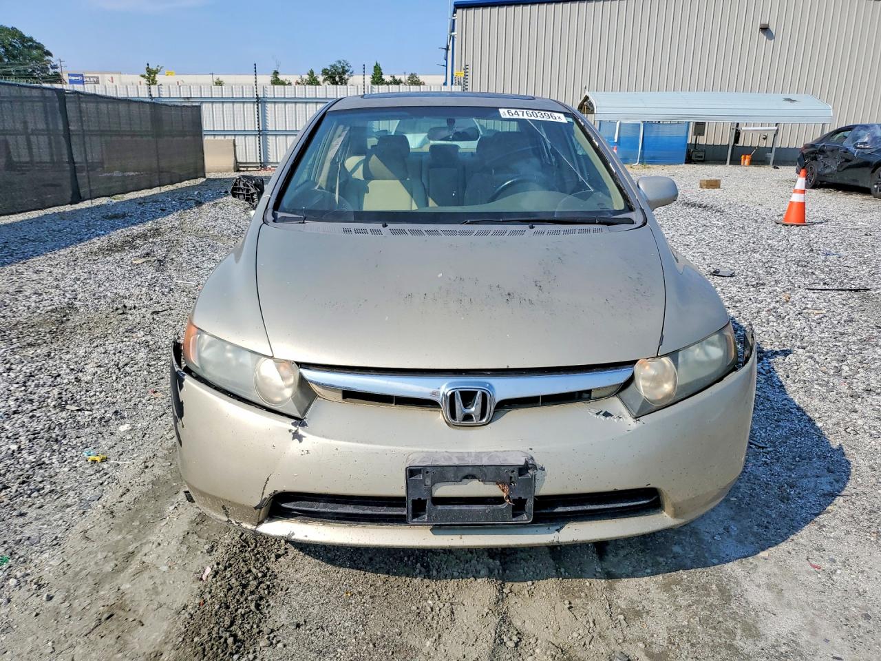 2008 Honda Civic Ex Beige vin: 1HGFA16878L045605