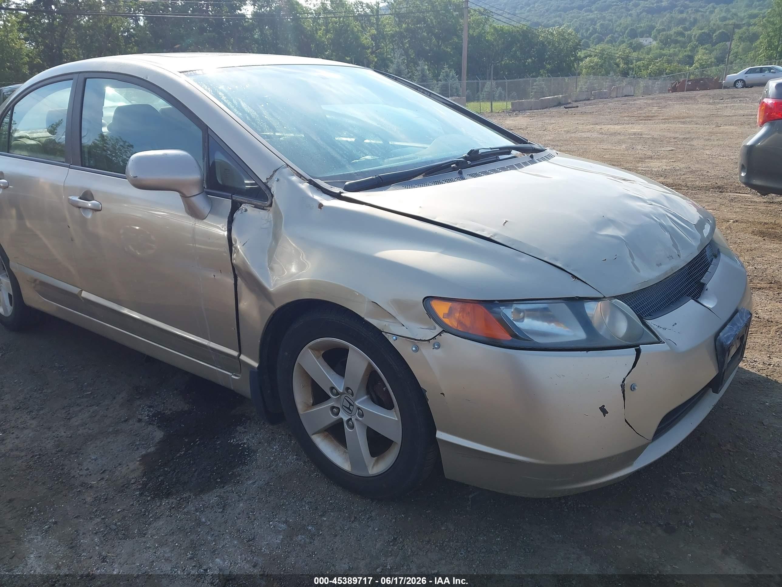 2008 Honda Civic Ex Gold vin: 1HGFA16878L052067