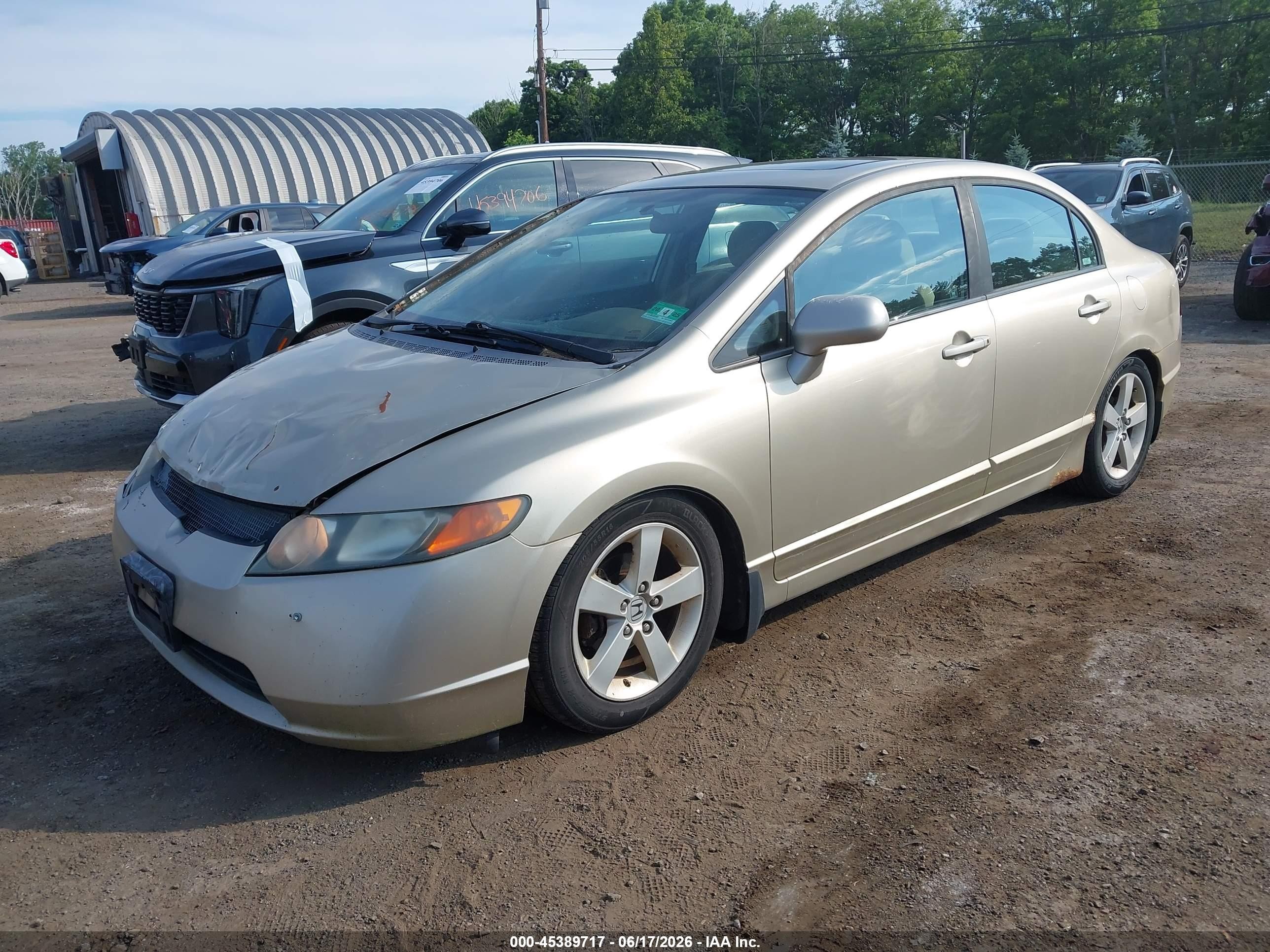 2008 Honda Civic Ex Gold vin: 1HGFA16878L052067