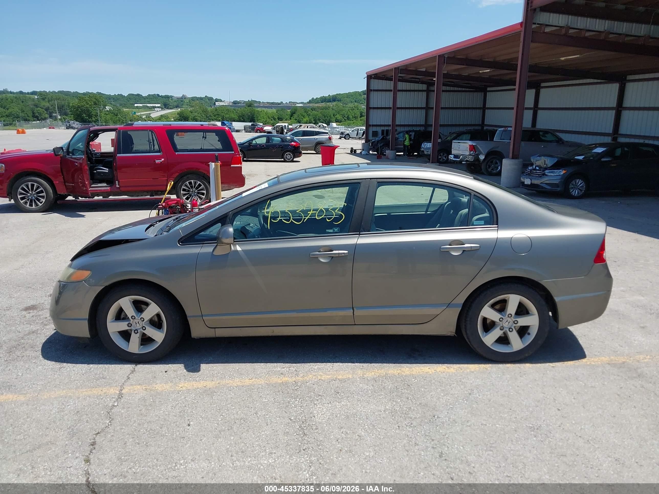 2008 Honda Civic Ex Silver vin: 1HGFA16878L097610