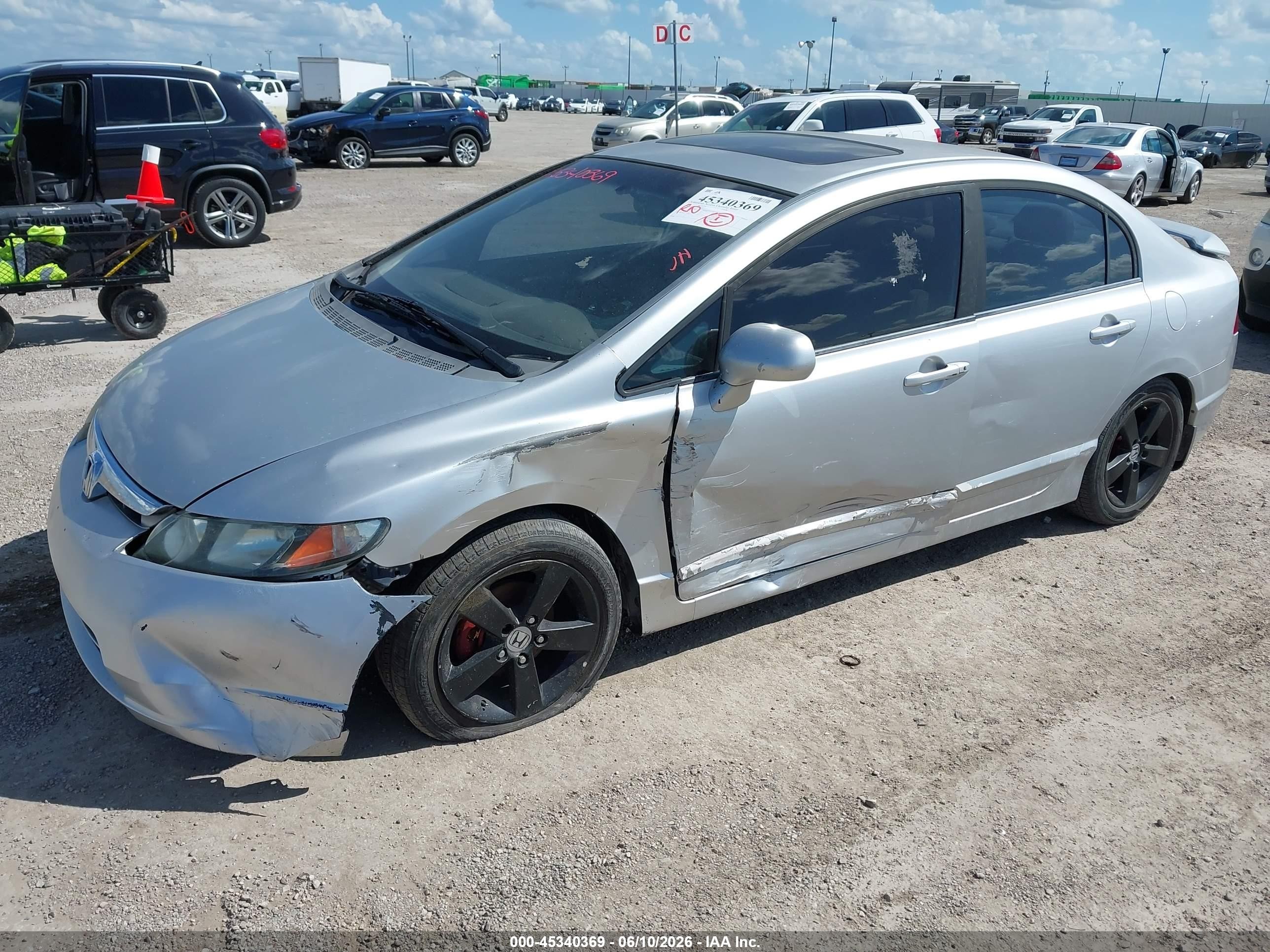2008 Honda Civic Ex Silver vin: 1HGFA16878L102207