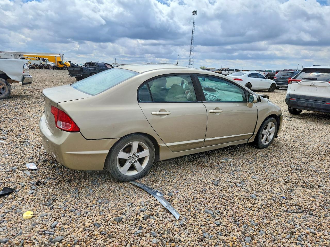 2008 Honda Civic Ex Кремовый vin: 1HGFA16878L108900
