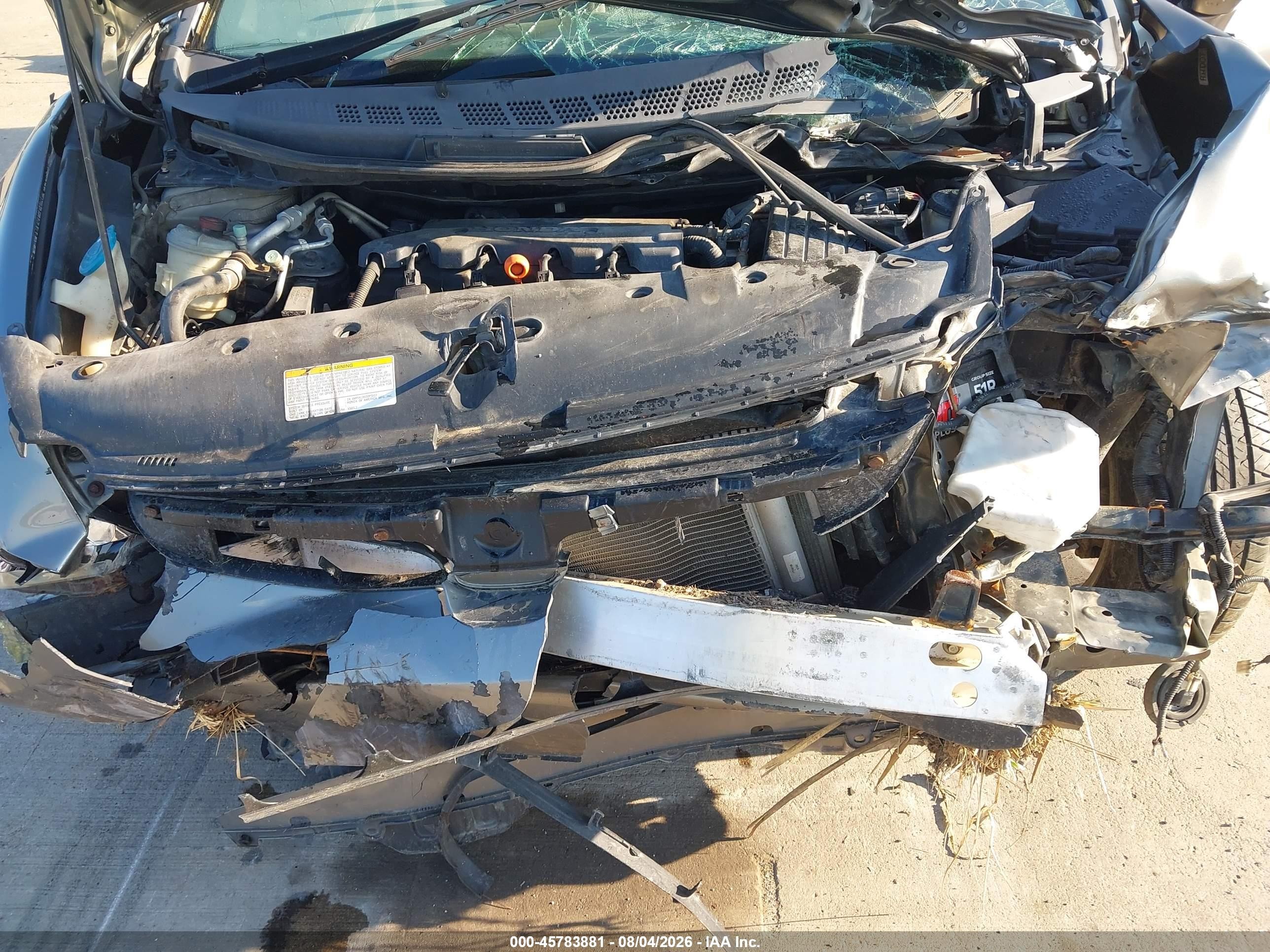 2008 Honda Civic Ex Серый vin: 1HGFA16878L111828
