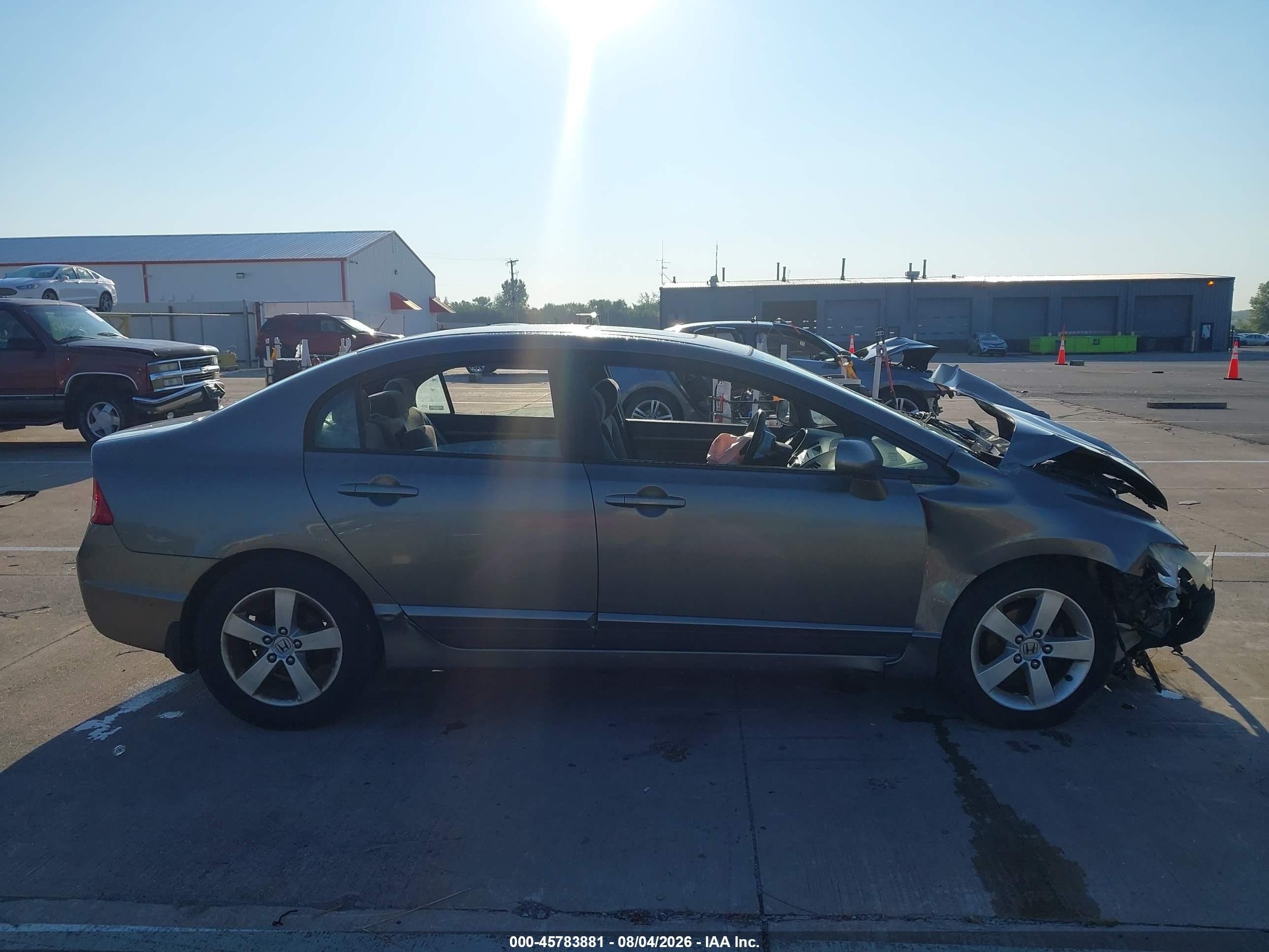 2008 Honda Civic Ex Серый vin: 1HGFA16878L111828