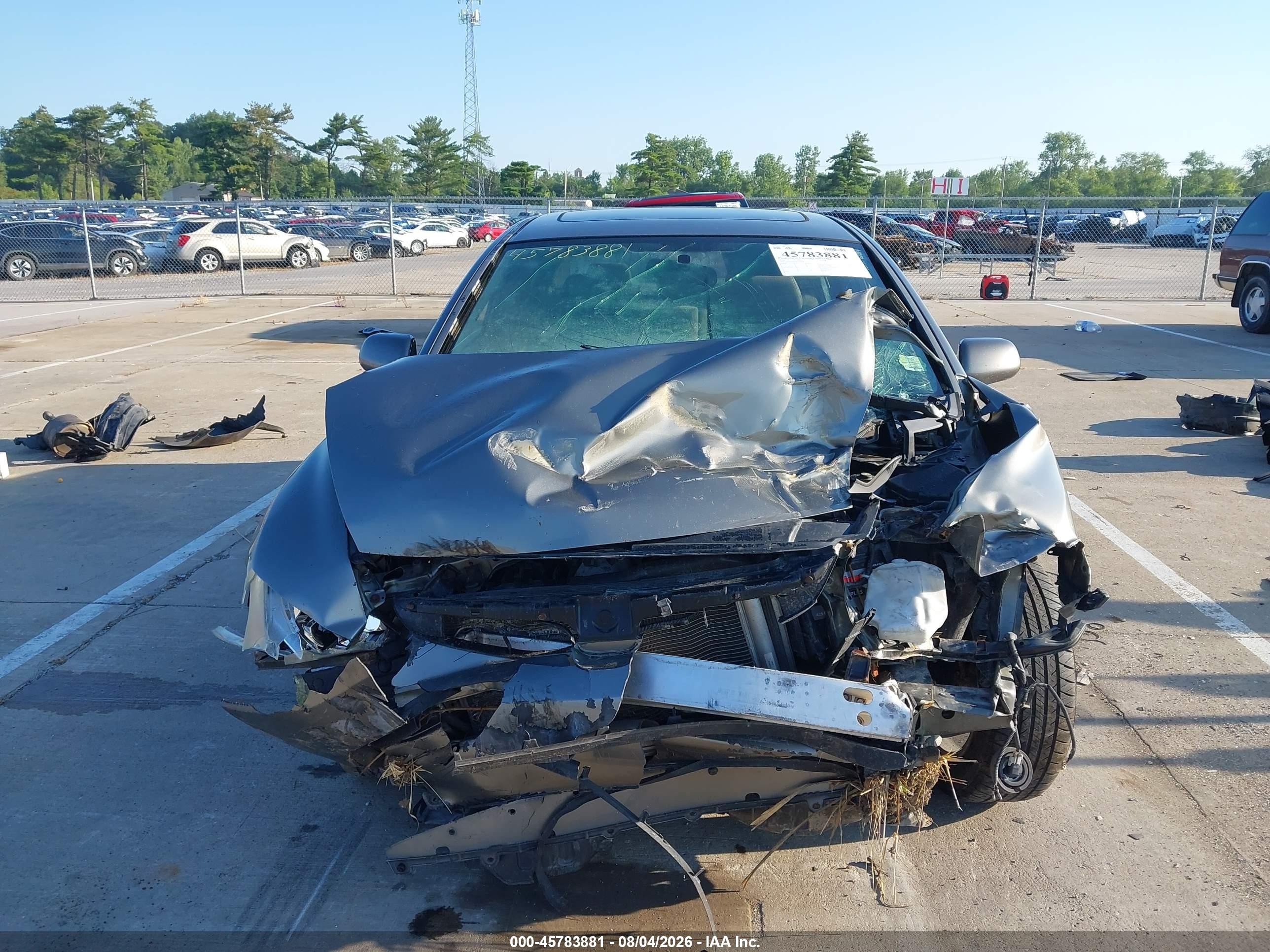 2008 Honda Civic Ex Серый vin: 1HGFA16878L111828