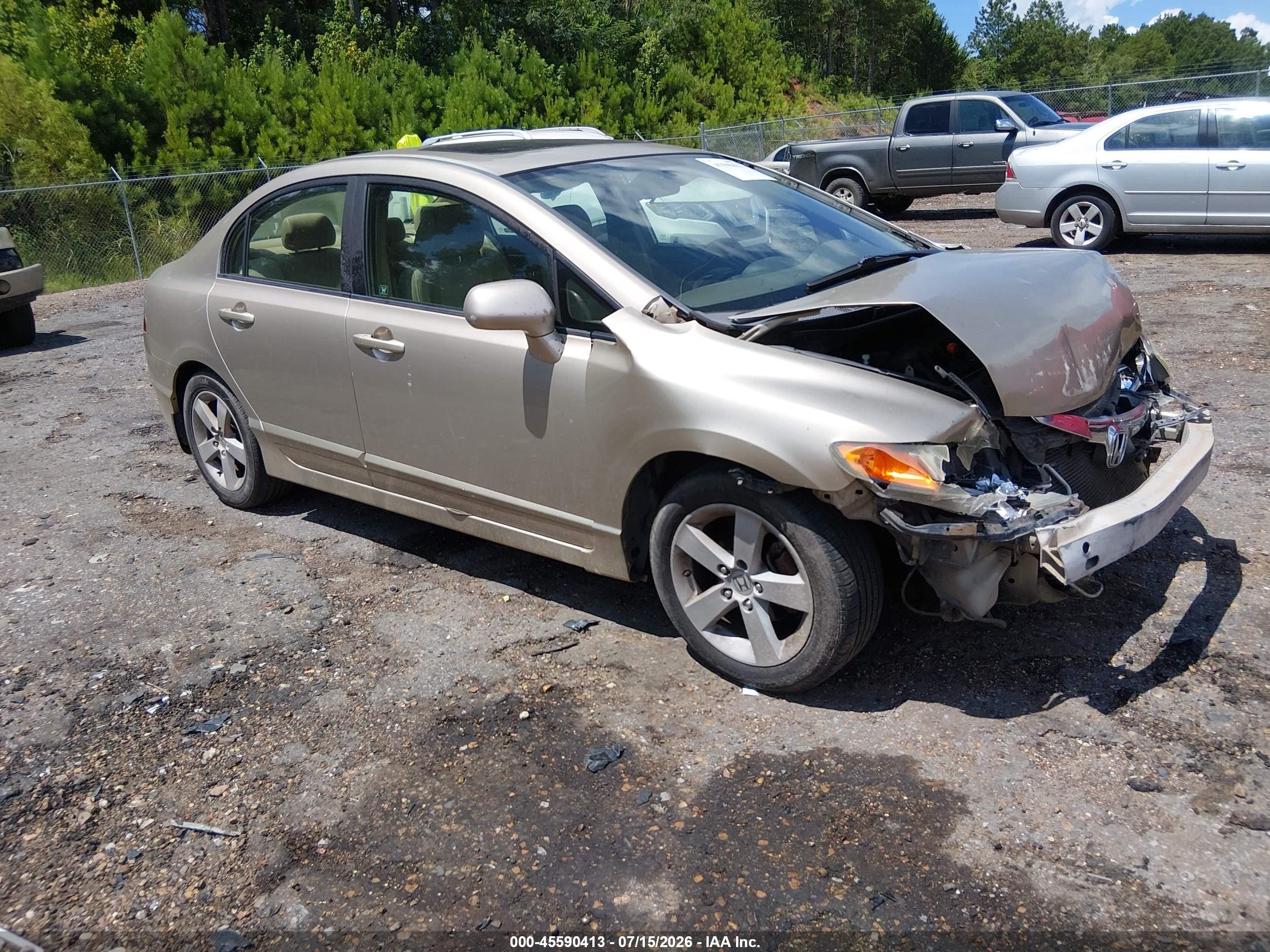 2008 Honda Civic Ex Gold vin: 1HGFA16878L113336