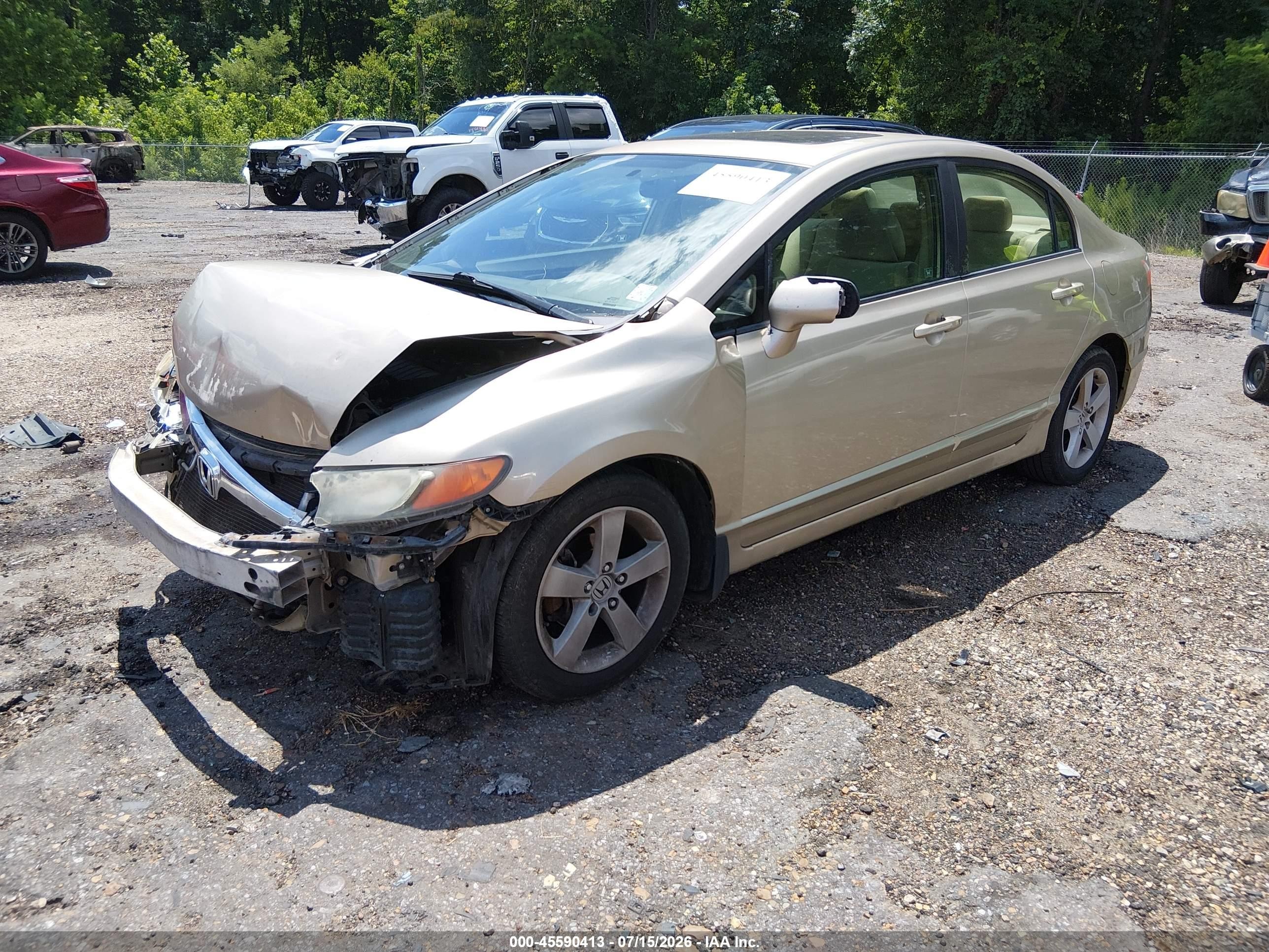 2008 Honda Civic Ex Gold vin: 1HGFA16878L113336