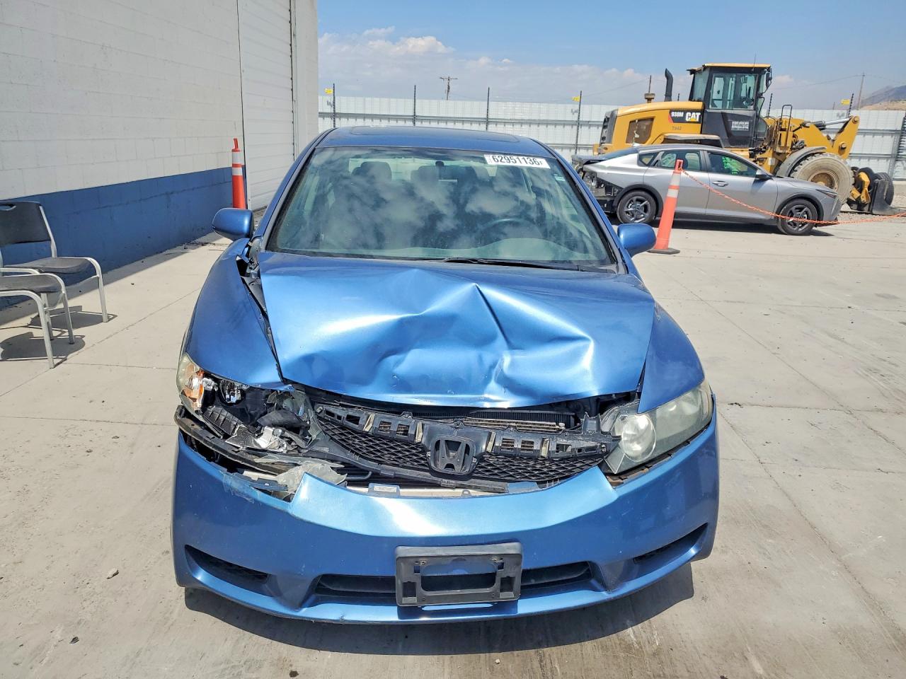2009 Honda Civic Ex Blue vin: 1HGFA16879L012282