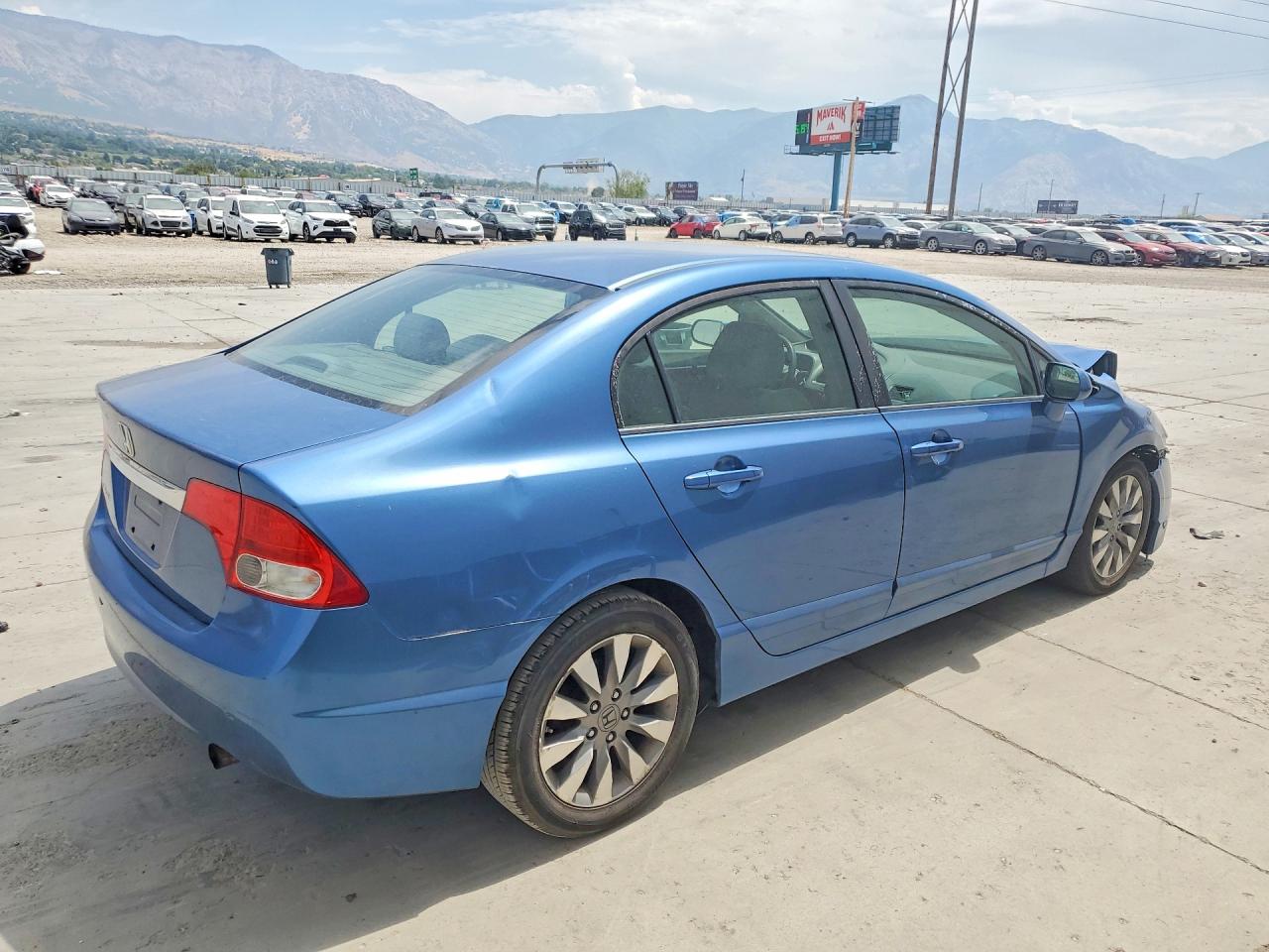 2009 Honda Civic Ex Blue vin: 1HGFA16879L012282