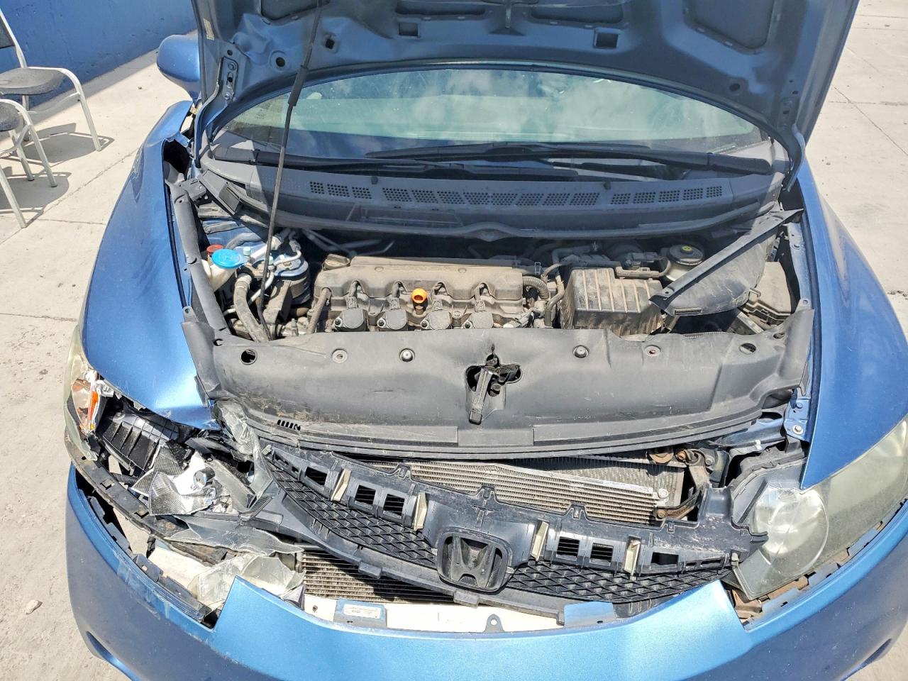 2009 Honda Civic Ex Blue vin: 1HGFA16879L012282