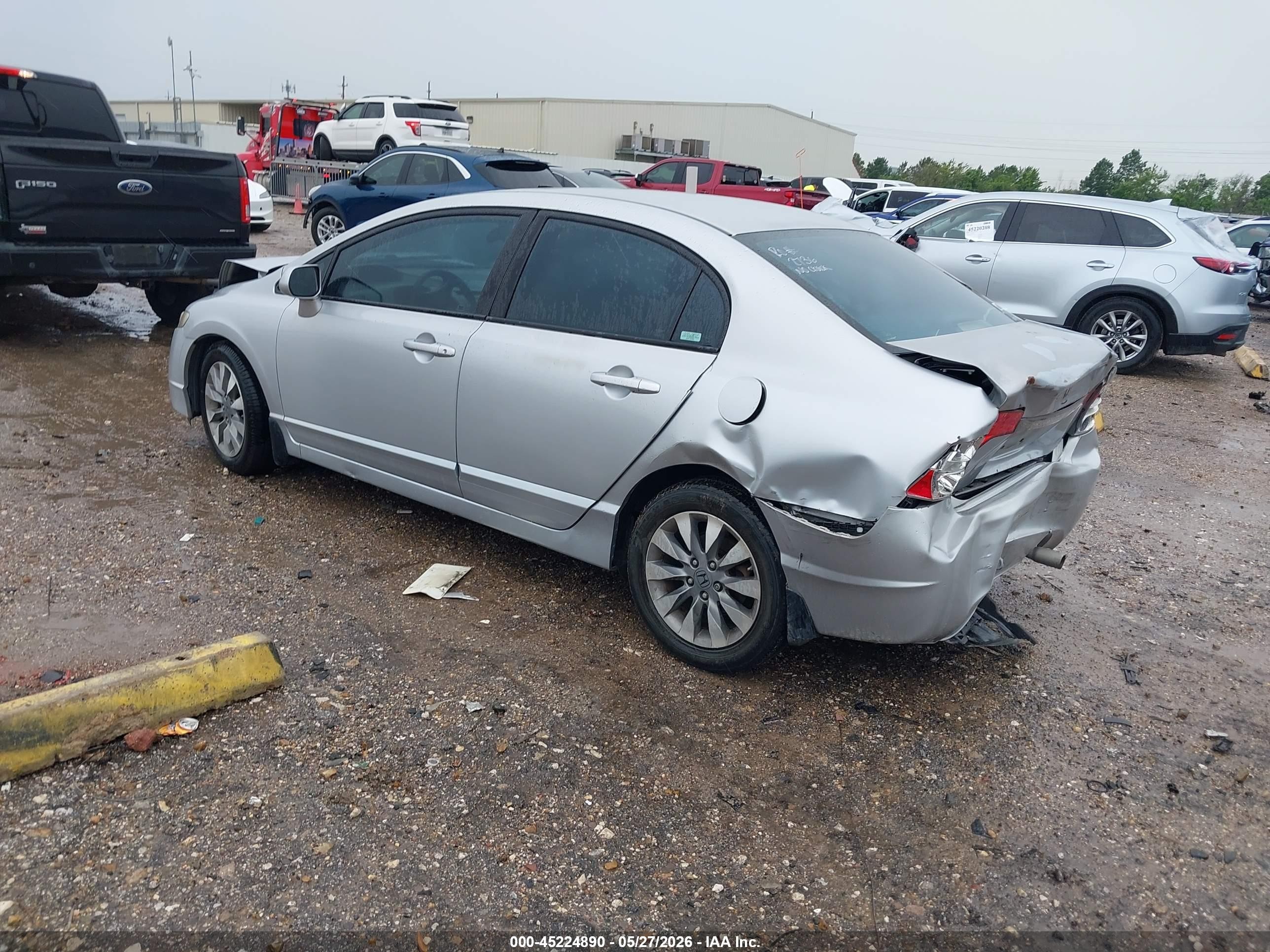 2009 Honda Civic Ex Silver vin: 1HGFA16879L025548