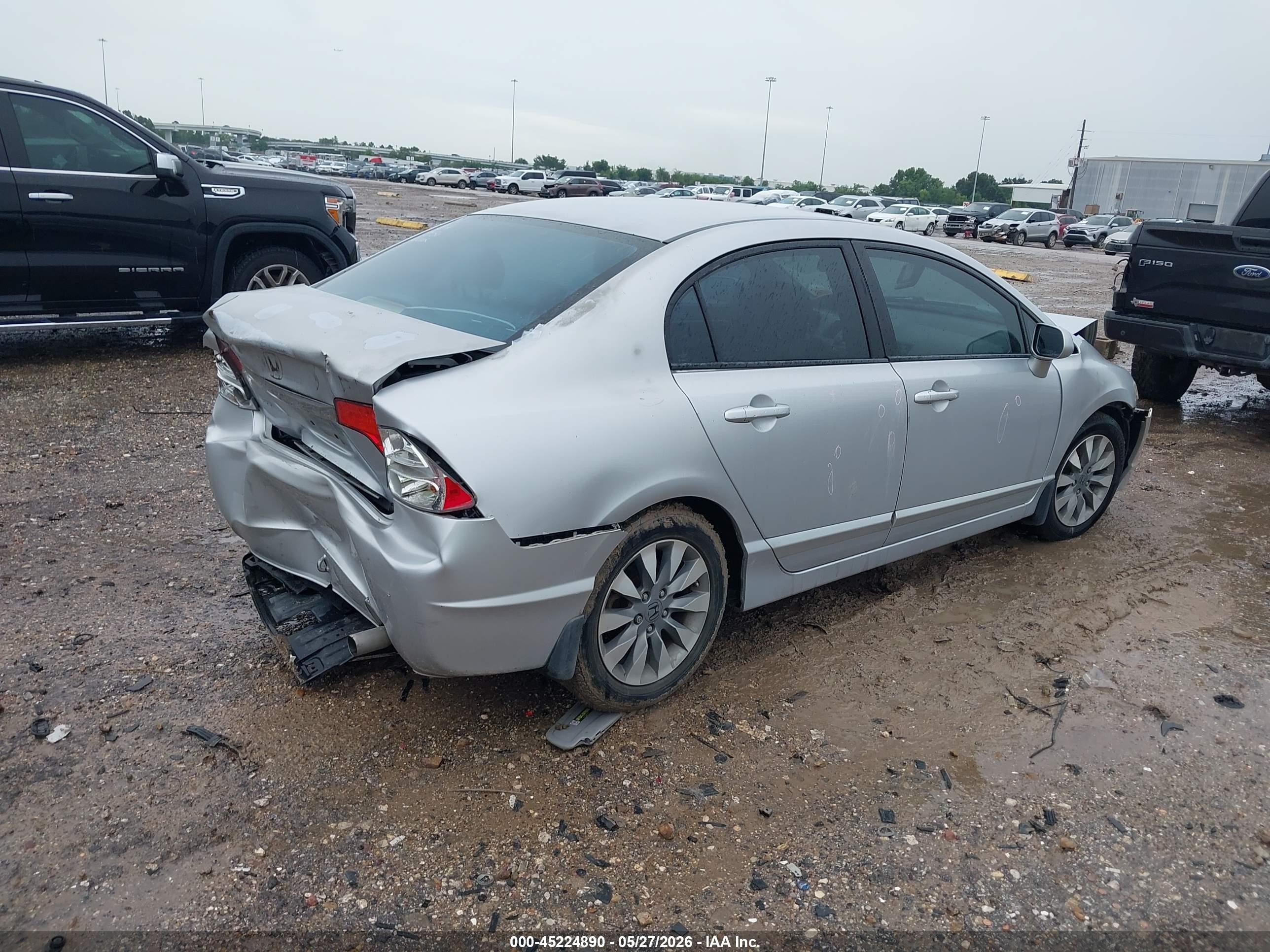 2009 Honda Civic Ex Silver vin: 1HGFA16879L025548