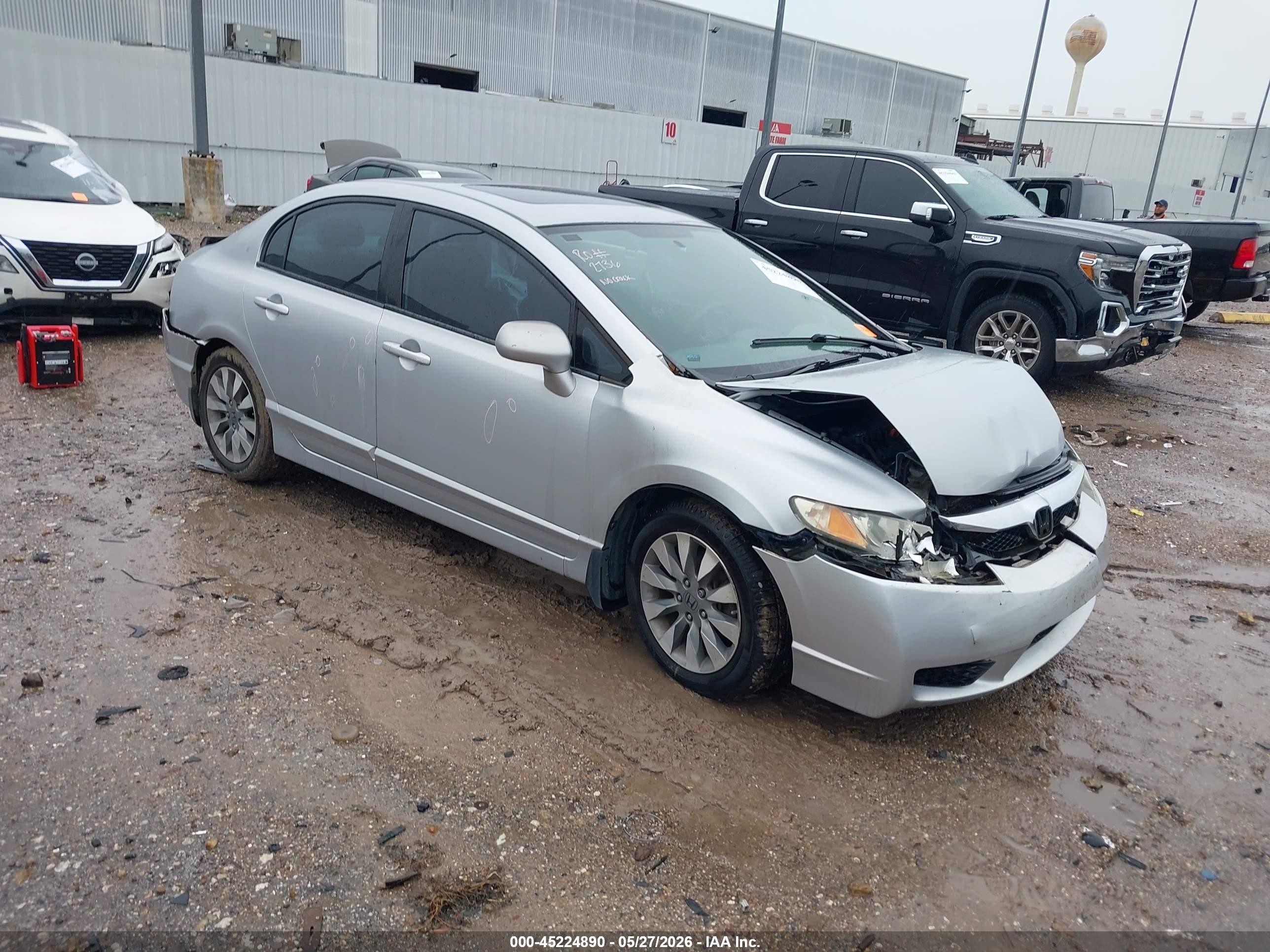 2009 Honda Civic Ex Silver vin: 1HGFA16879L025548