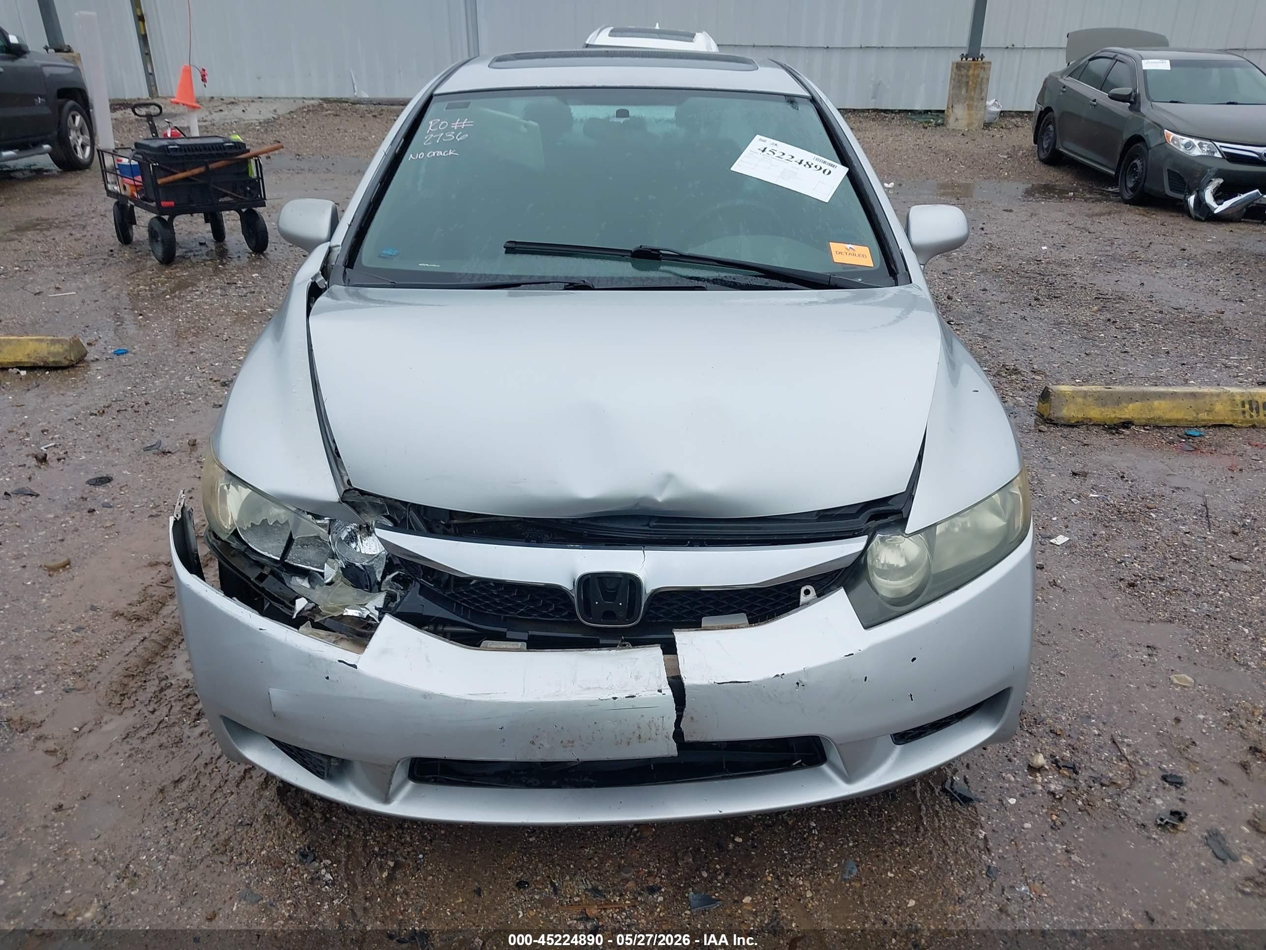 2009 Honda Civic Ex Silver vin: 1HGFA16879L025548