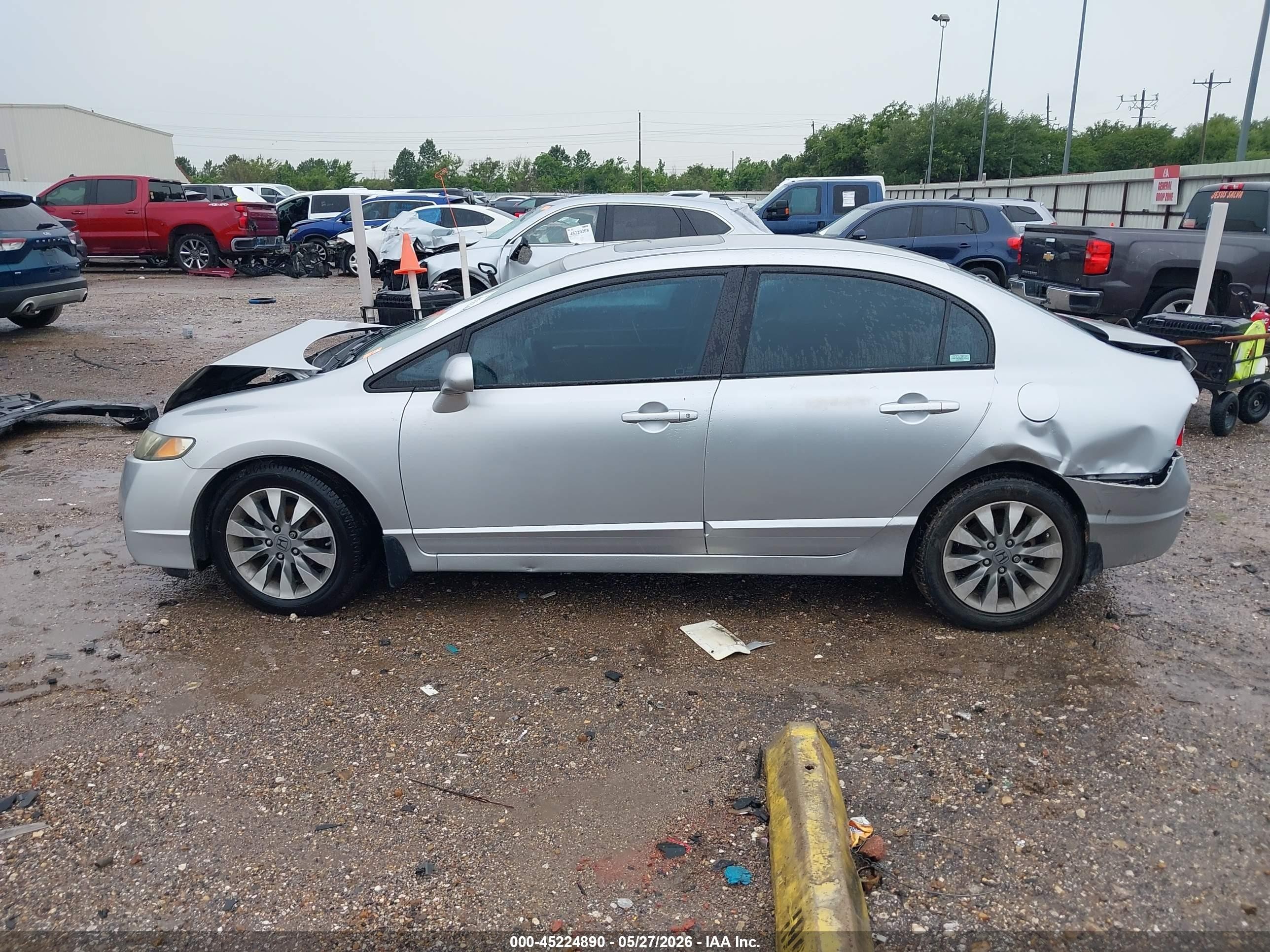 2009 Honda Civic Ex Silver vin: 1HGFA16879L025548