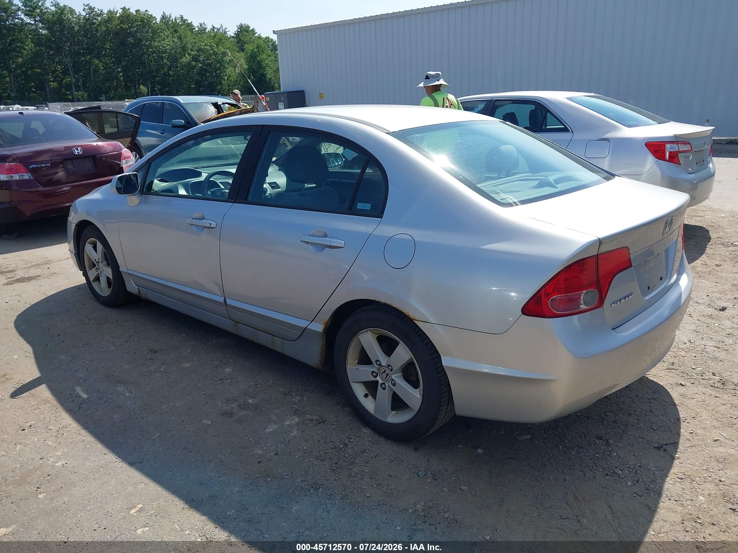2006 Honda Civic Ex Silver vin: 1HGFA16886L004025