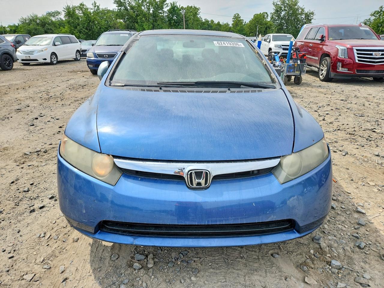 2006 Honda Civic Ex Синий vin: 1HGFA16886L004932