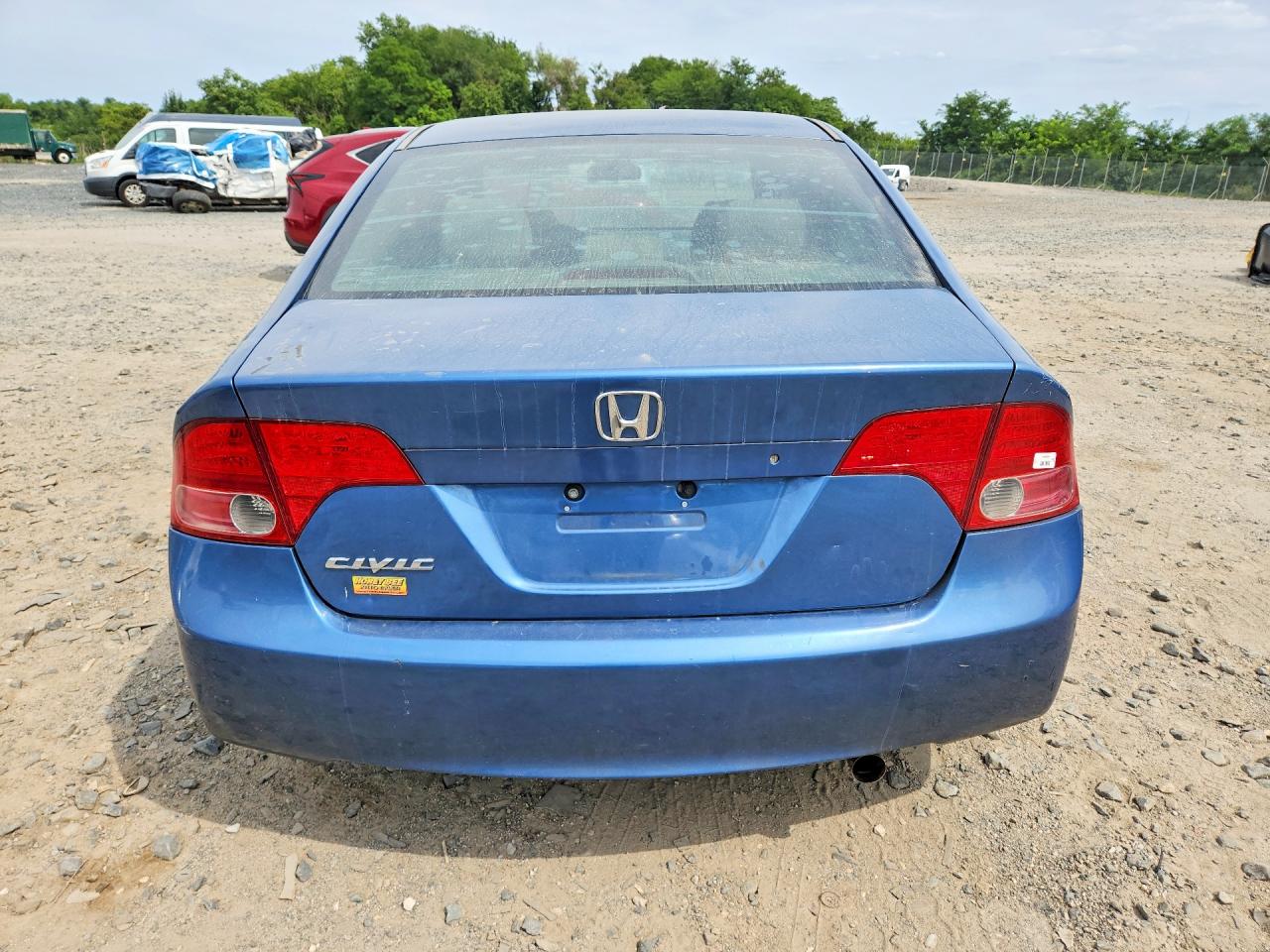 2006 Honda Civic Ex Синий vin: 1HGFA16886L004932