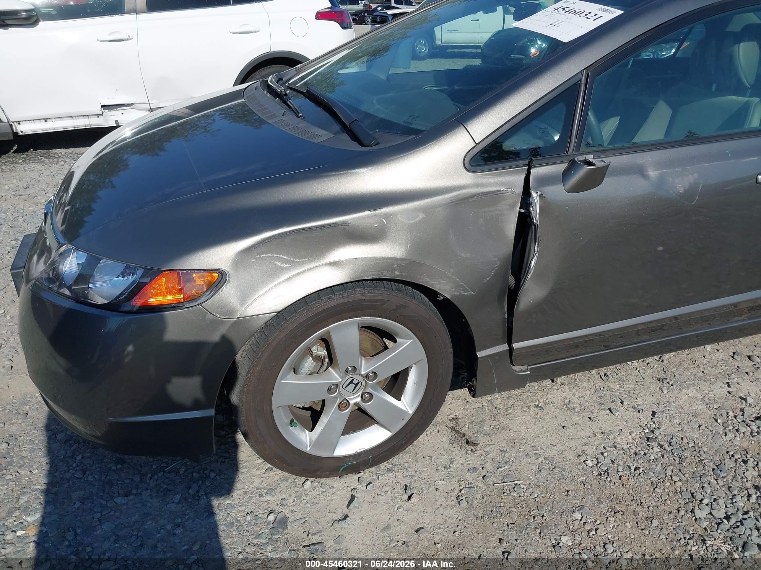 2006 Honda Civic Ex Gray vin: 1HGFA16886L012352