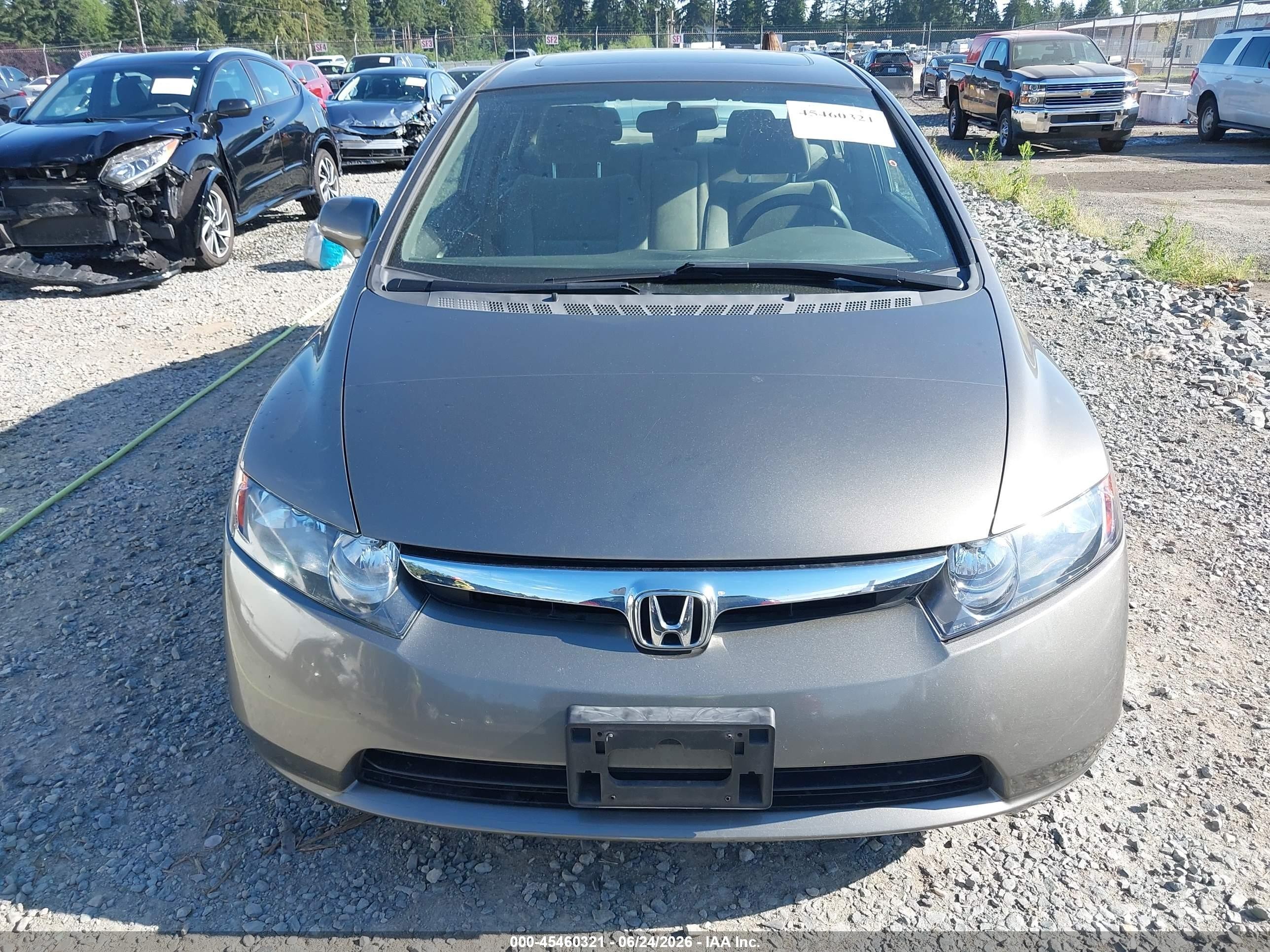 2006 Honda Civic Ex Gray vin: 1HGFA16886L012352