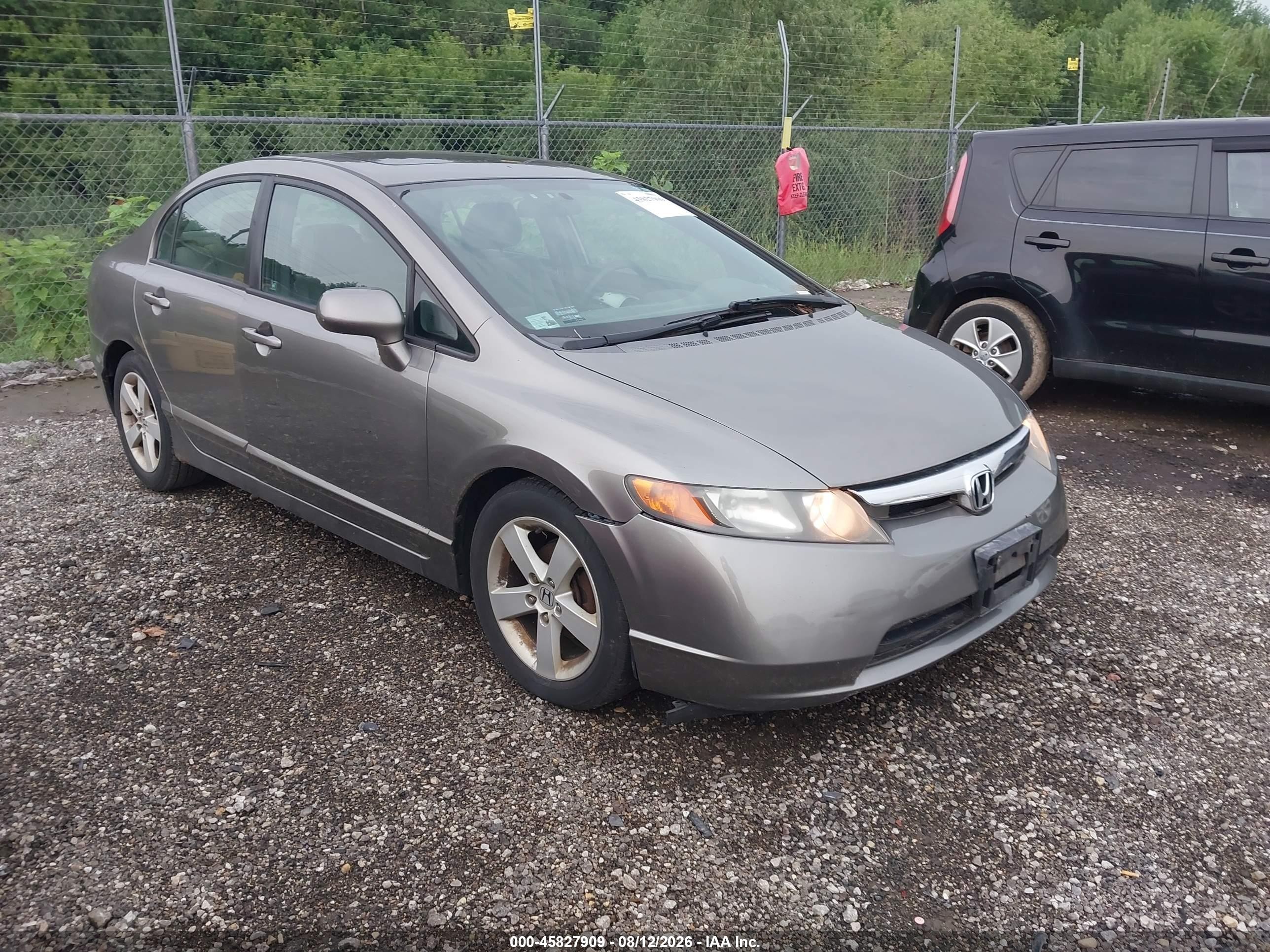 2006 Honda Civic Ex Желто-коричневый vin: 1HGFA16886L012433