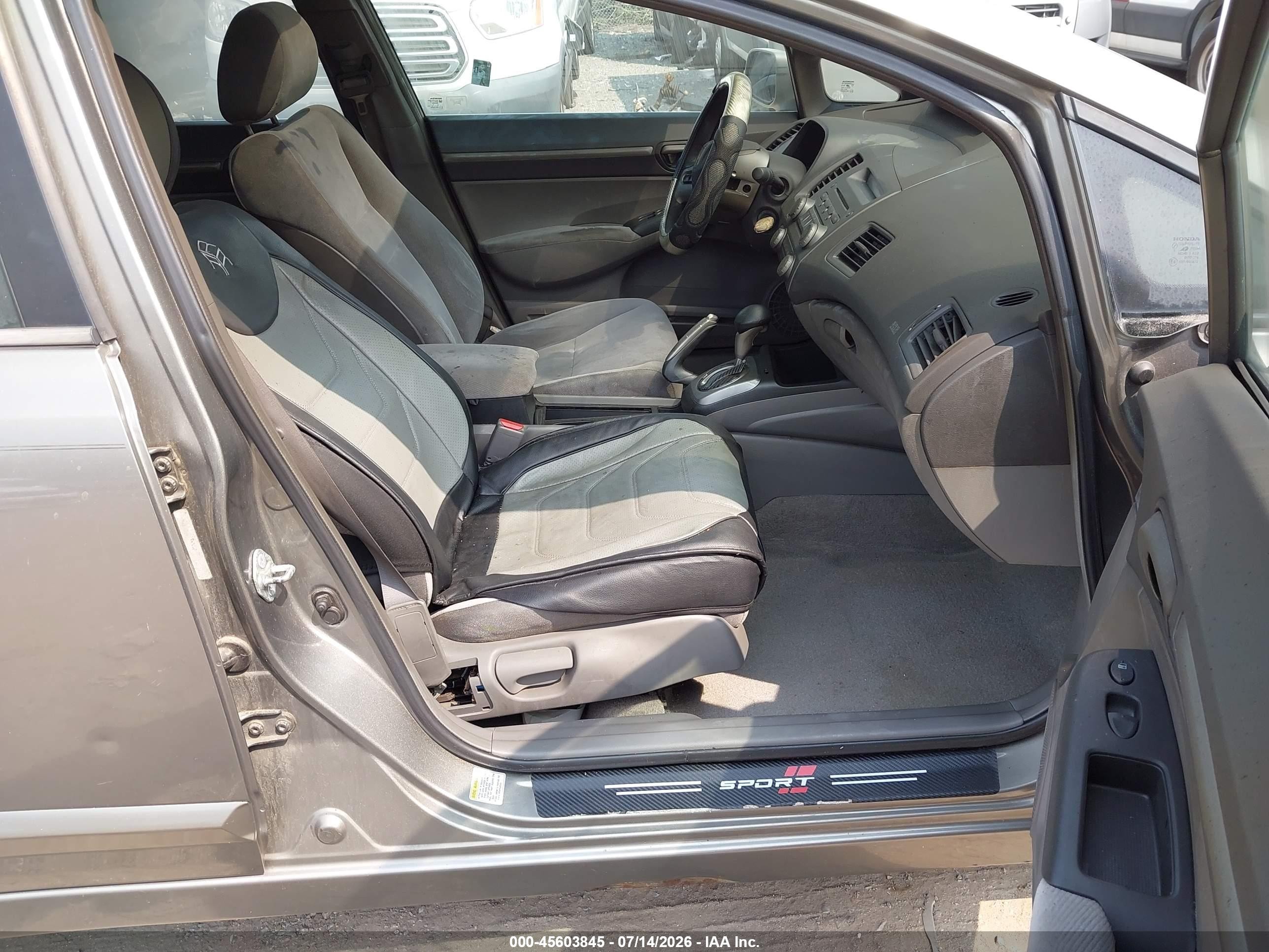 2006 Honda Civic Ex Gray vin: 1HGFA16886L093143