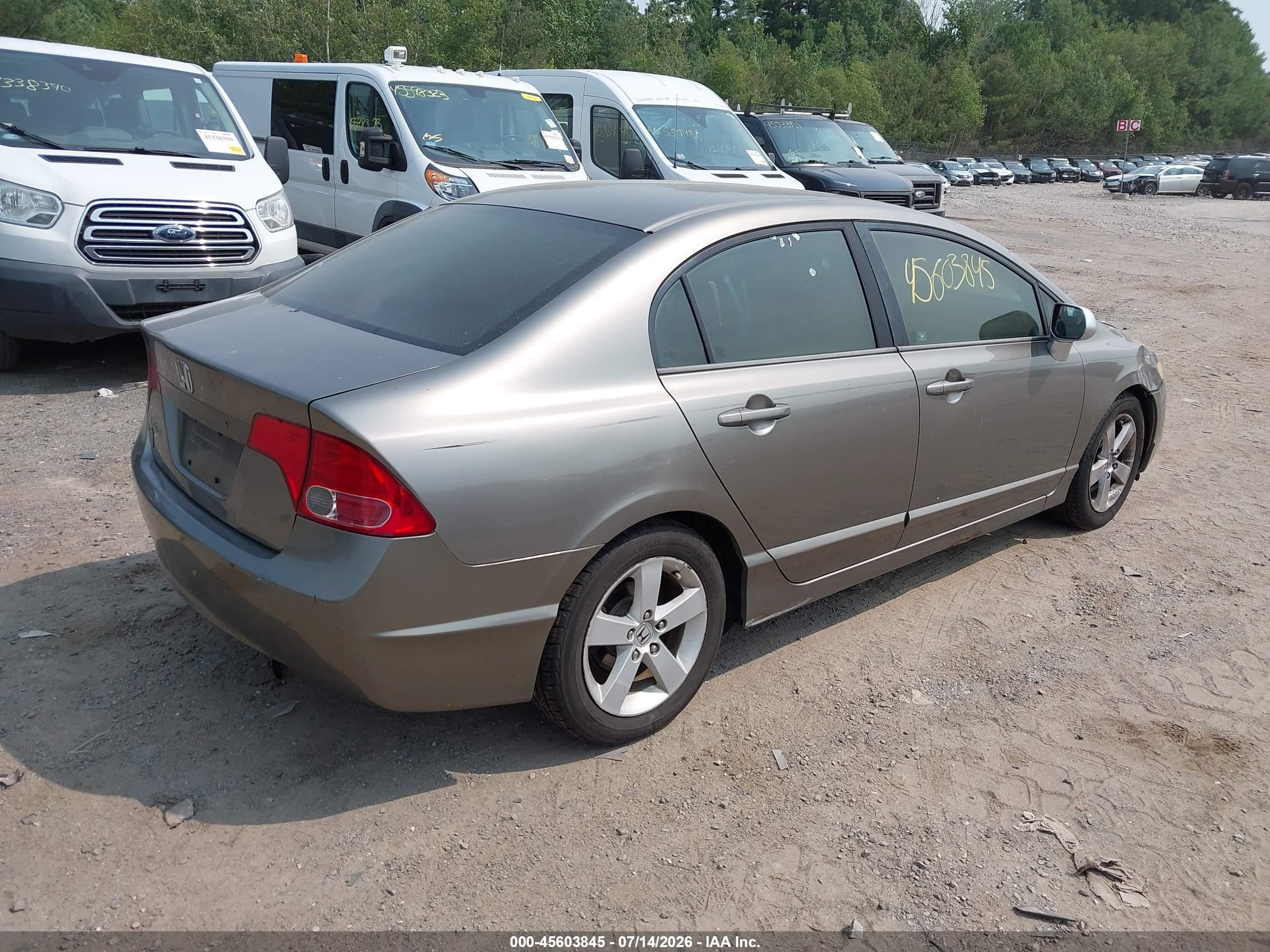 2006 Honda Civic Ex Gray vin: 1HGFA16886L093143