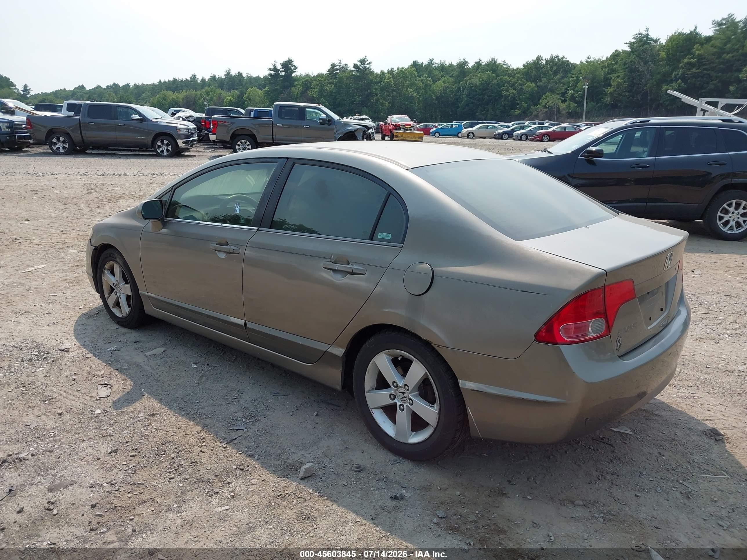 2006 Honda Civic Ex Gray vin: 1HGFA16886L093143