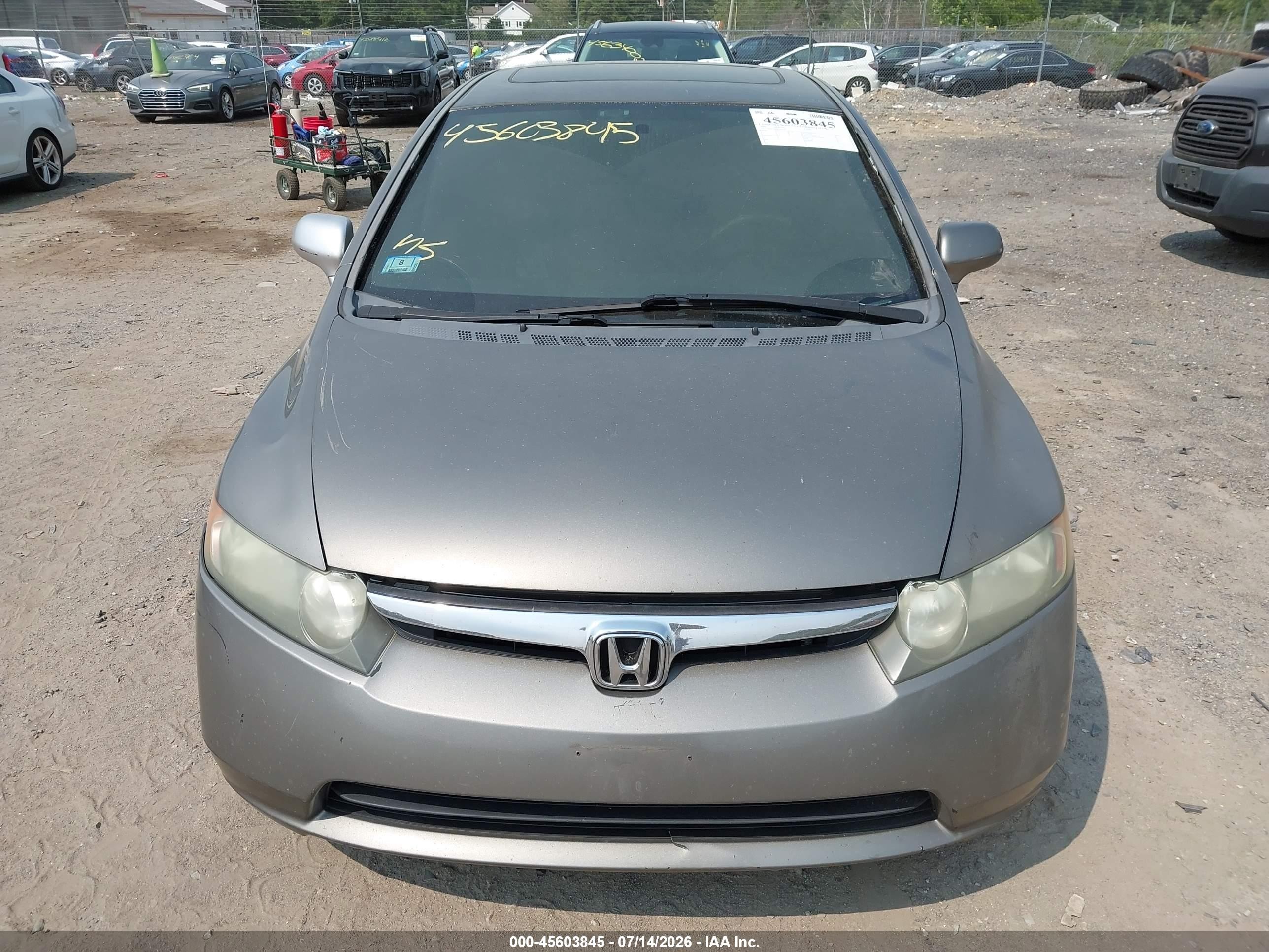 2006 Honda Civic Ex Gray vin: 1HGFA16886L093143