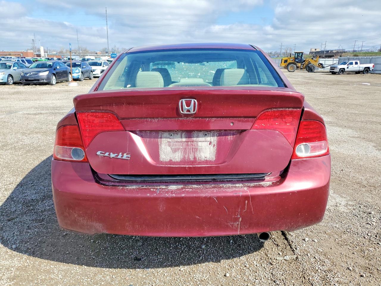 2006 Honda Civic Ex Red vin: 1HGFA16886L111429