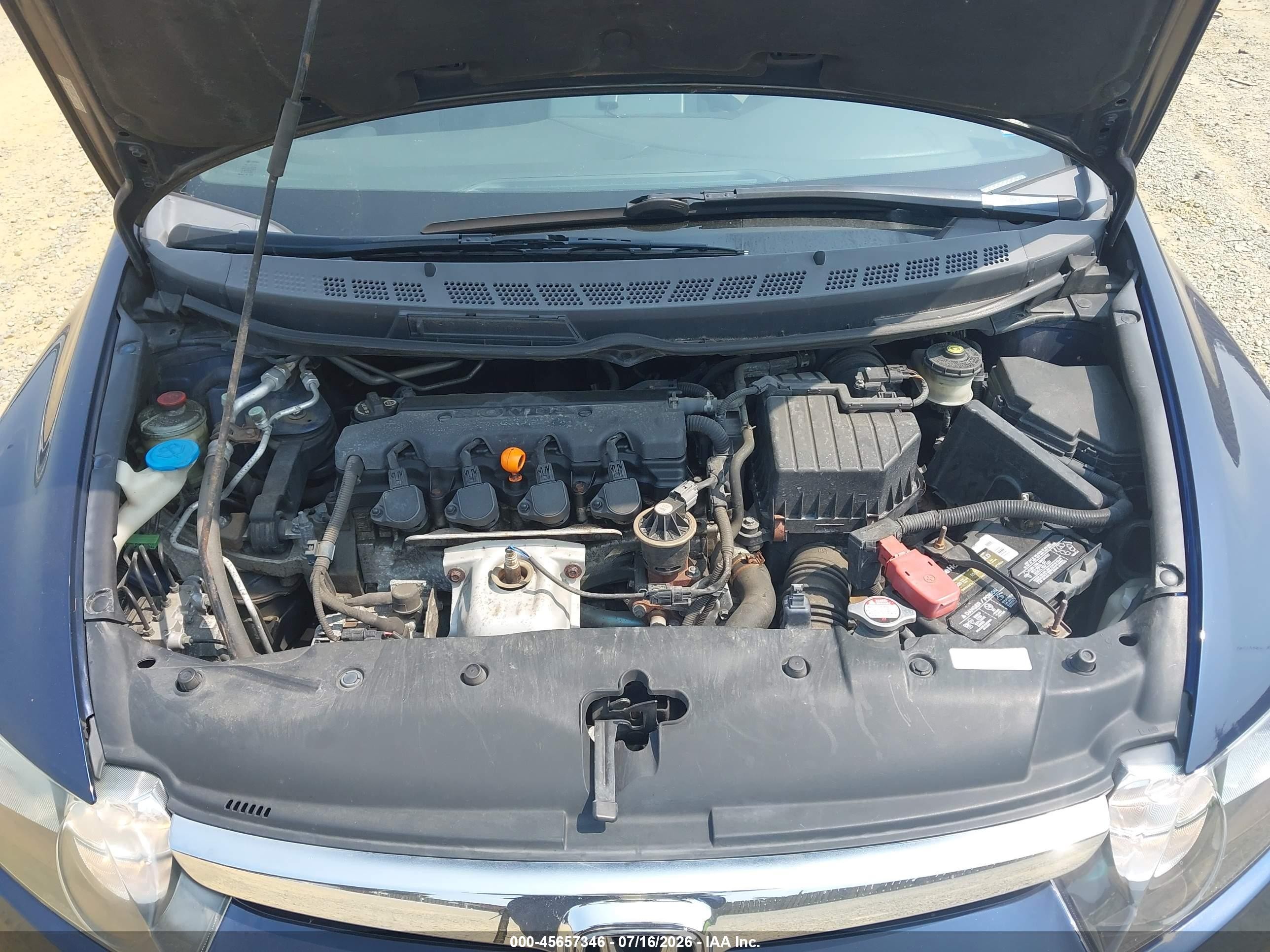 2006 Honda Civic Ex Dark Blue vin: 1HGFA16886L116677
