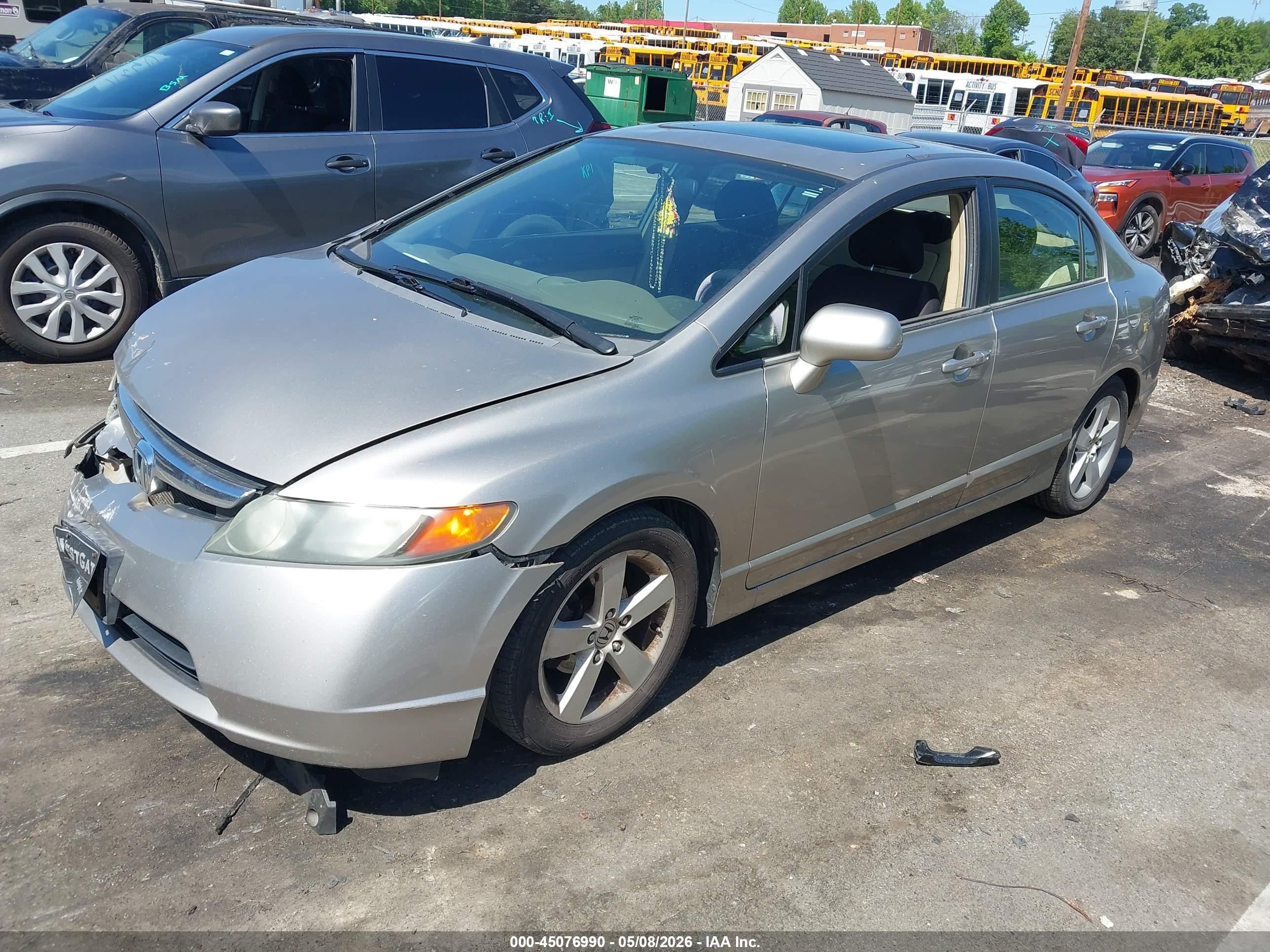 2006 Honda Civic Ex Золотой vin: 1HGFA16886L120812