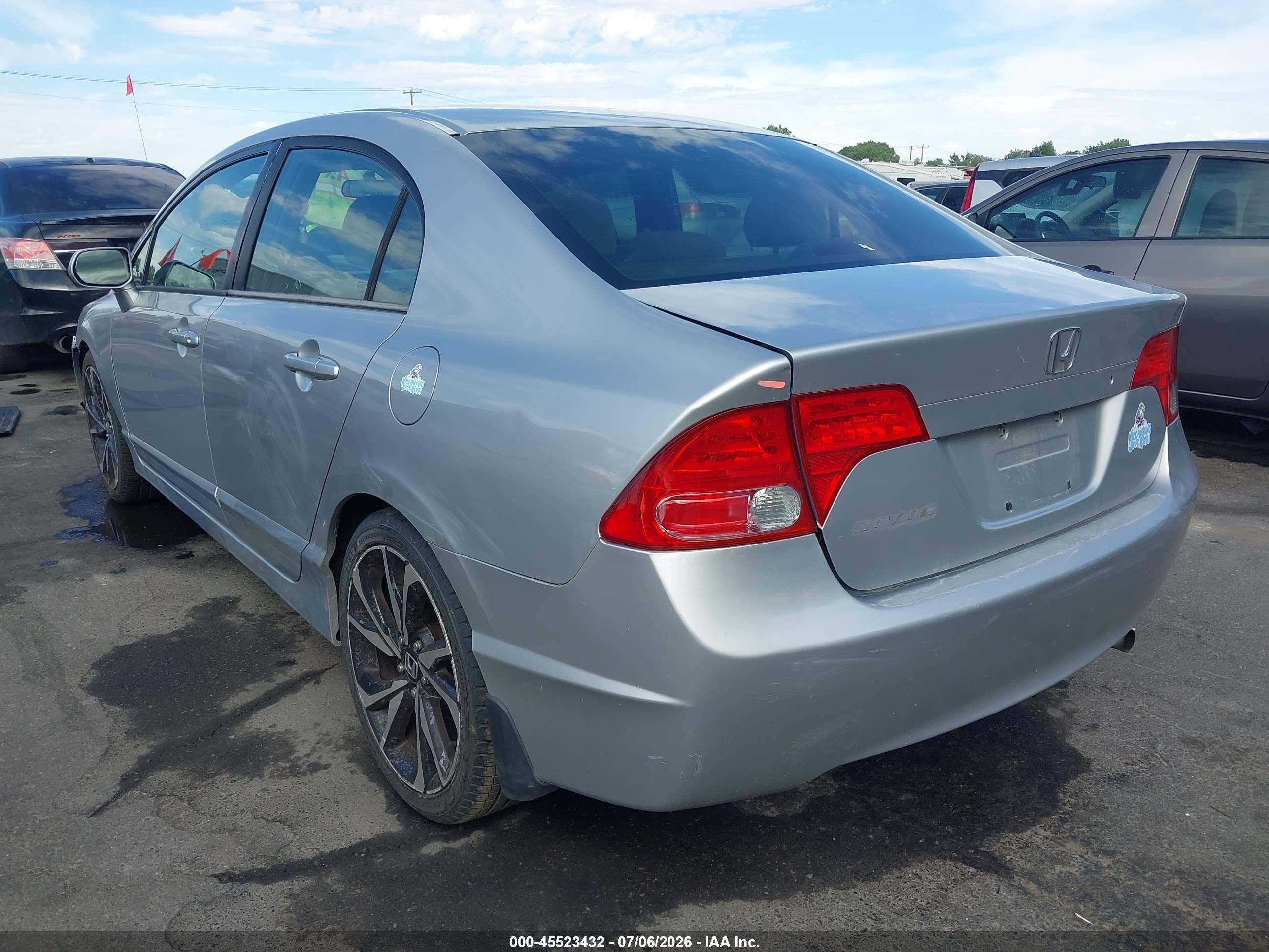 2006 Honda Civic Ex Серебряный vin: 1HGFA16886L135018
