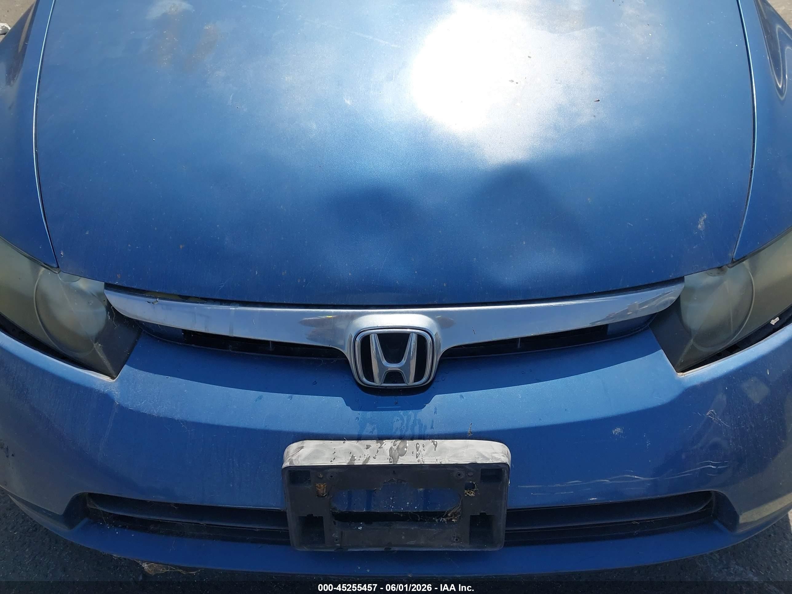 2007 Honda Civic Ex Blue vin: 1HGFA16887L012921