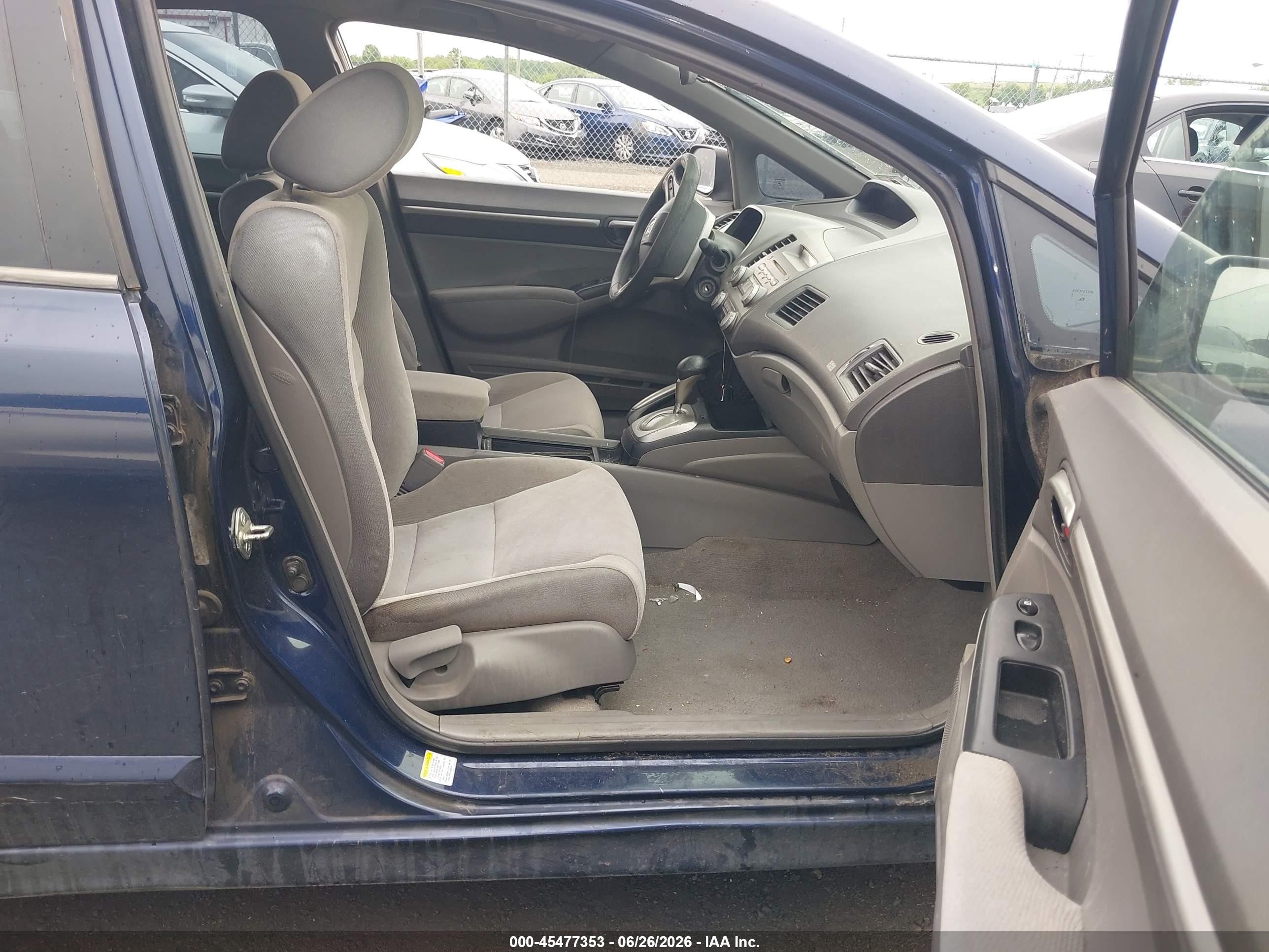 2007 Honda Civic Ex Blue vin: 1HGFA16887L049113