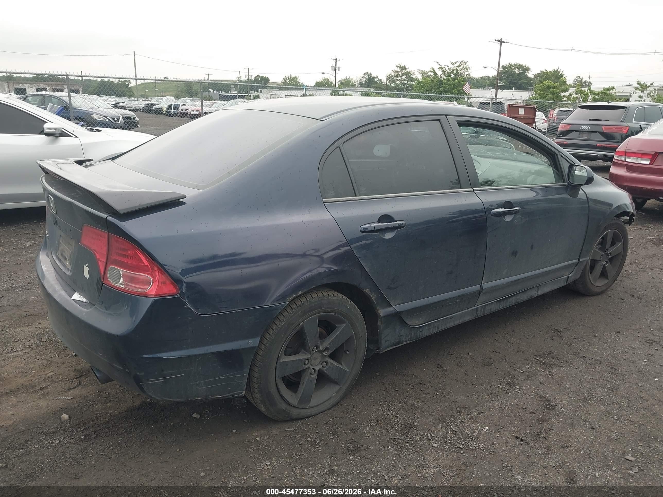 2007 Honda Civic Ex Blue vin: 1HGFA16887L049113