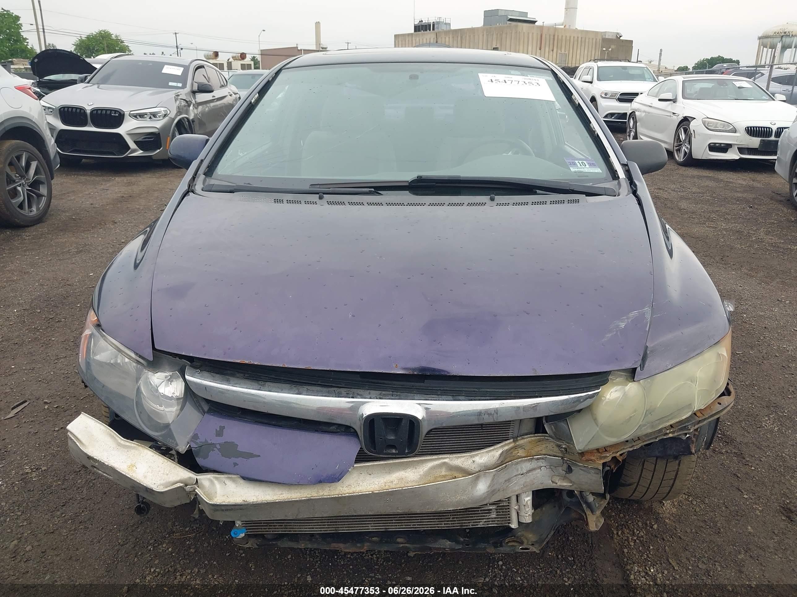 2007 Honda Civic Ex Blue vin: 1HGFA16887L049113