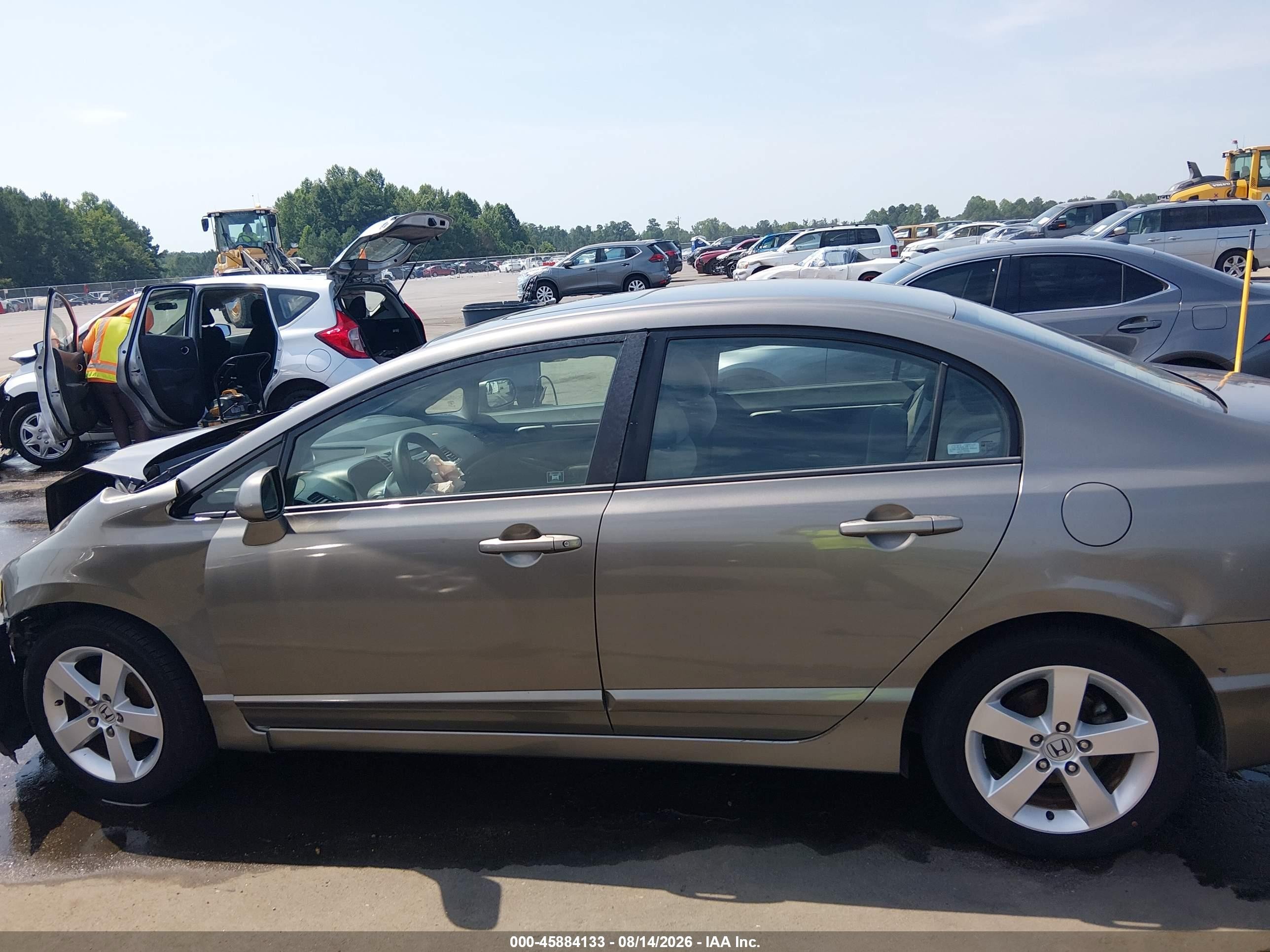 2007 Honda Civic Ex Pewter vin: 1HGFA16887L057261