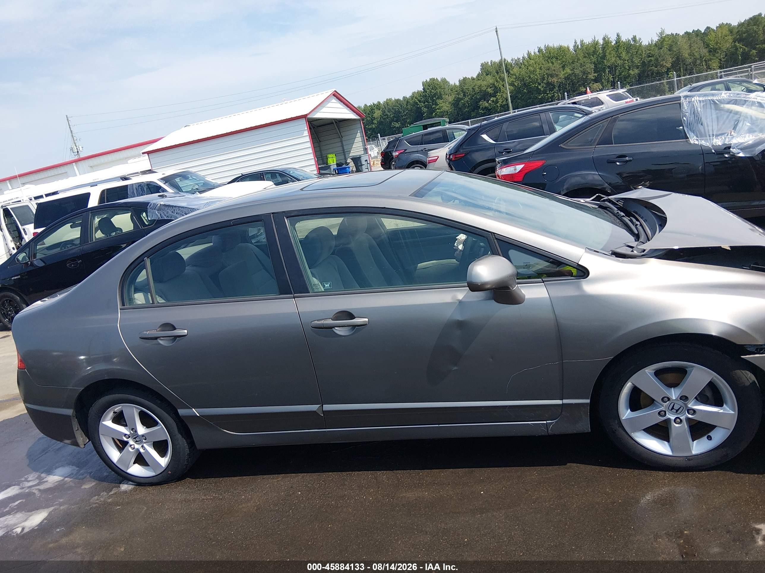 2007 Honda Civic Ex Pewter vin: 1HGFA16887L057261