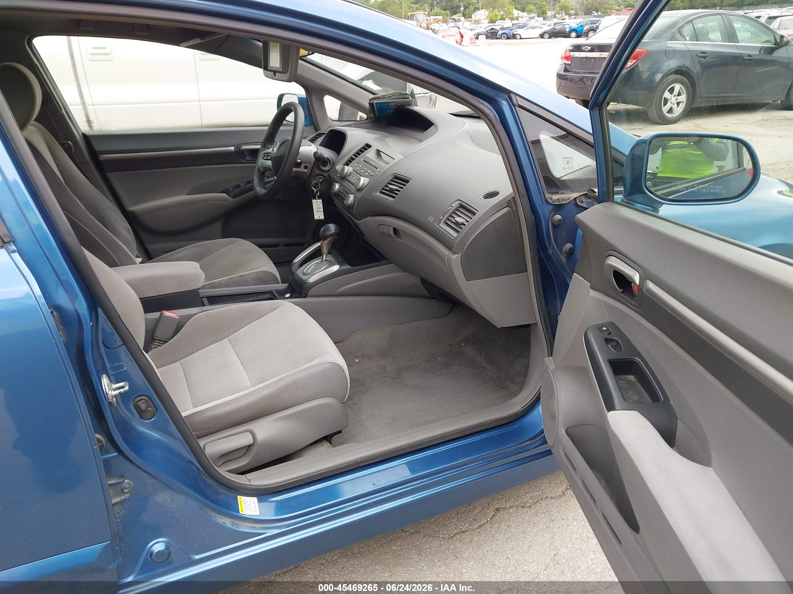 2007 Honda Civic Ex Blue vin: 1HGFA16887L067238