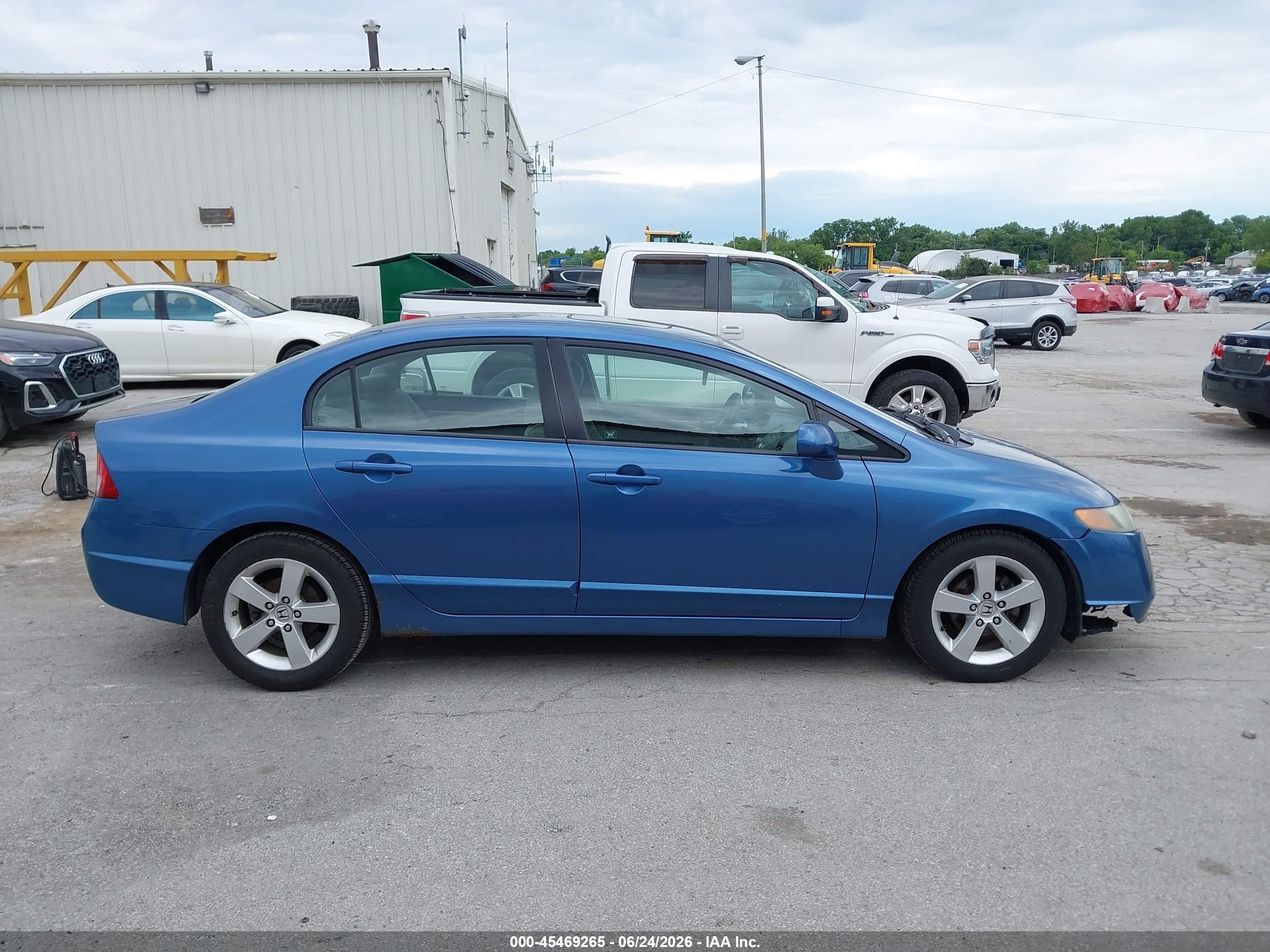 2007 Honda Civic Ex Blue vin: 1HGFA16887L067238